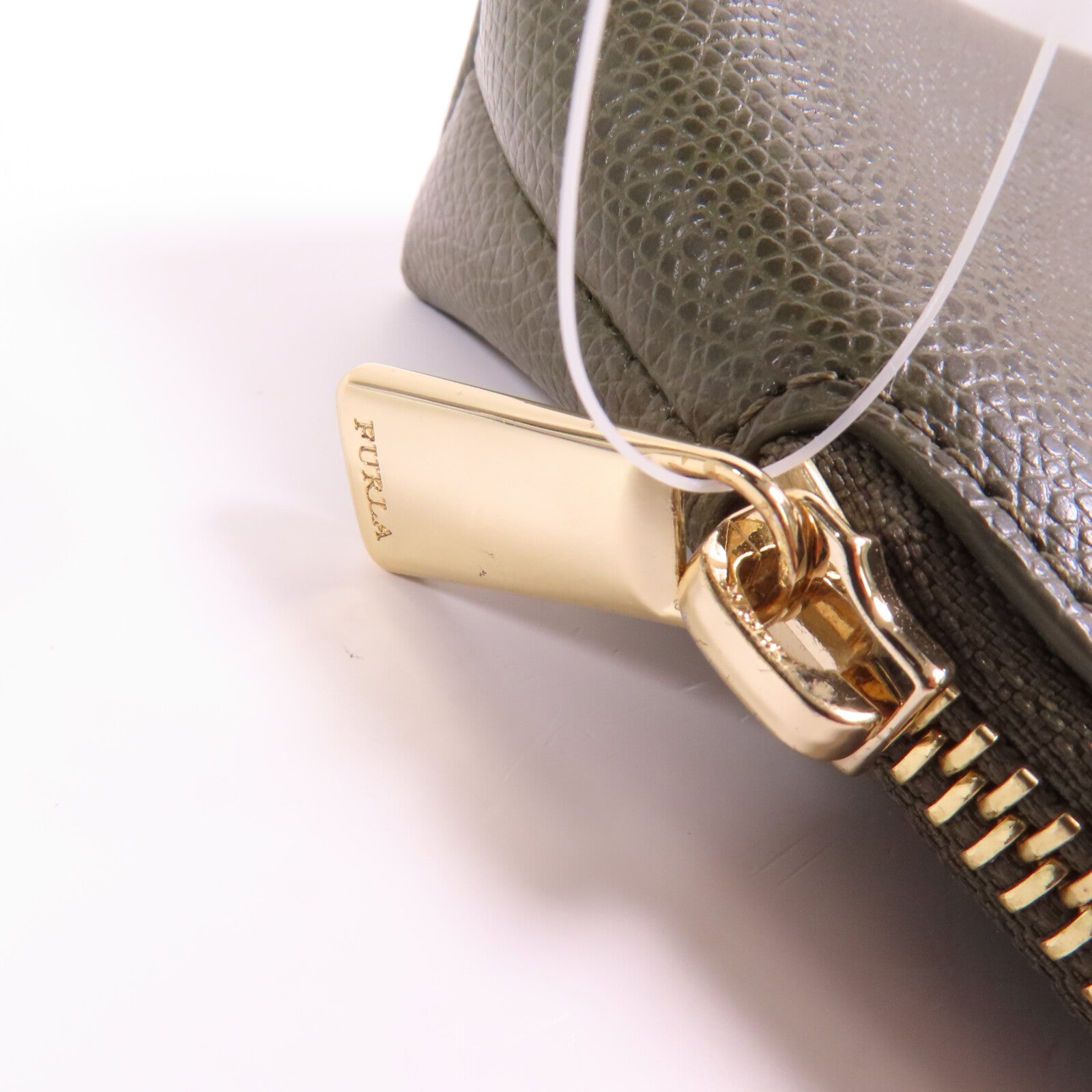 Furla 【激減優惠】牛皮皮革Pouch金扣手拿包