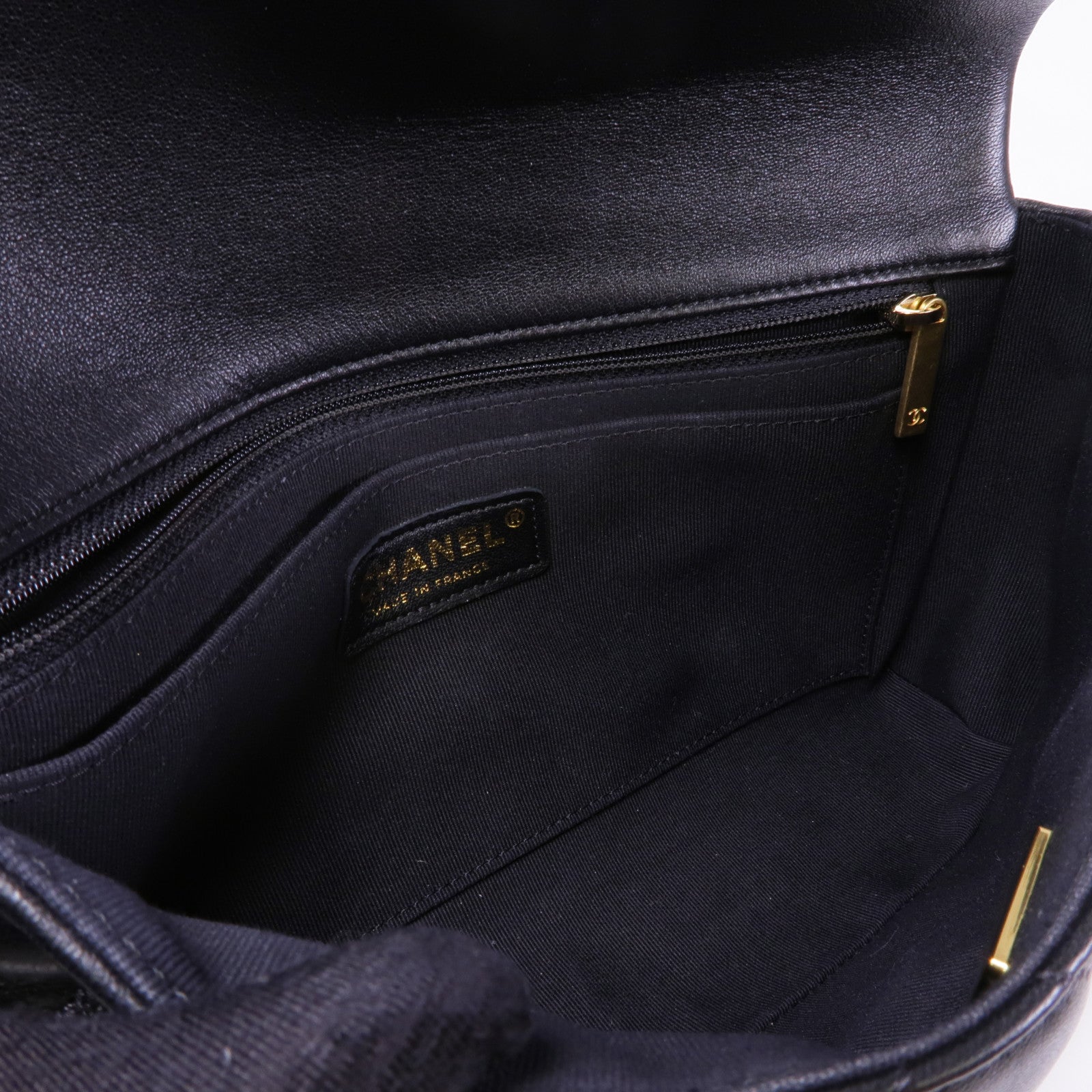 CHANEL 羊皮皮革Chain Shoulder Bag金扣鏈帶肩背袋