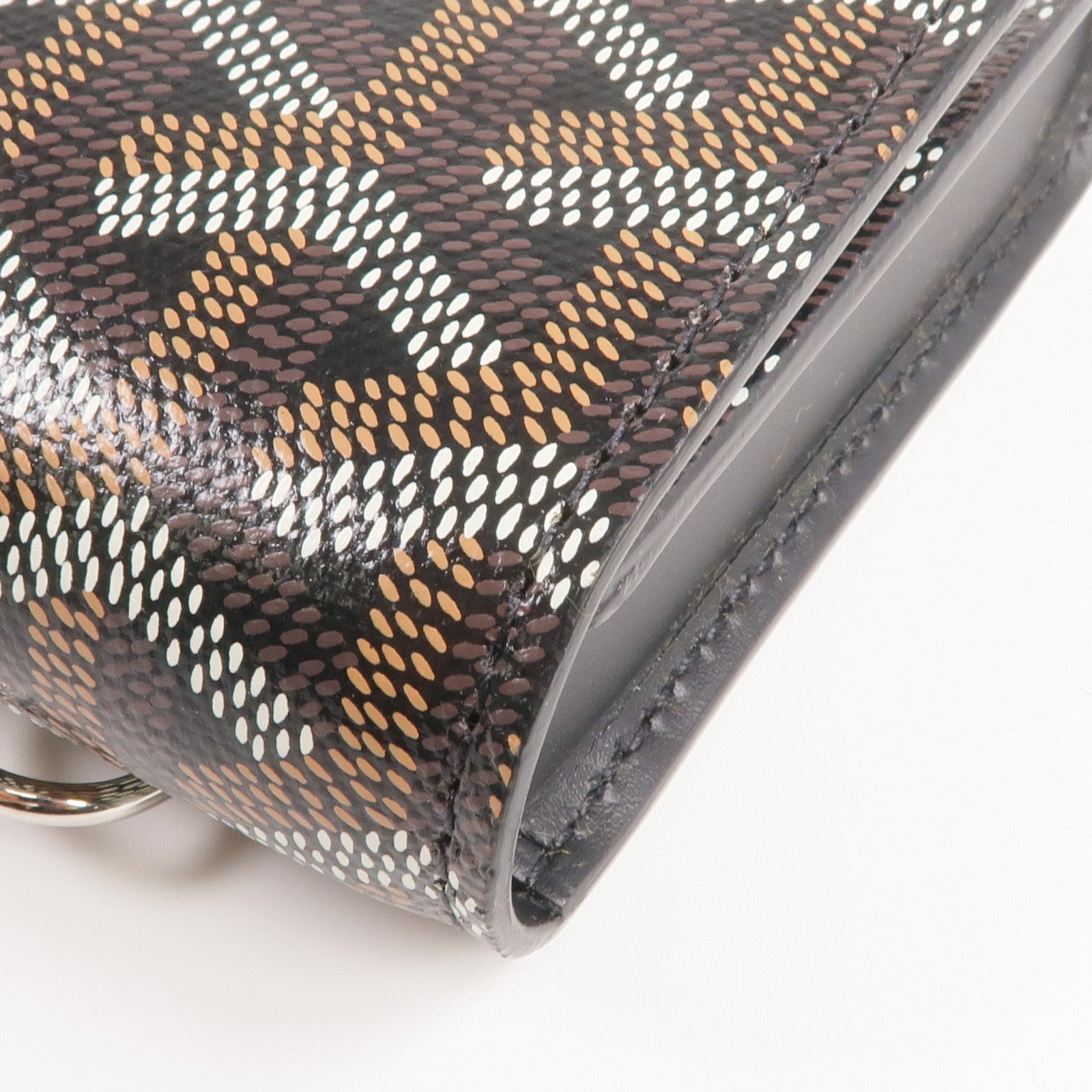 GOYARD 塗層帆布Monte Carlo Mini Case Pouch銀扣手拿包