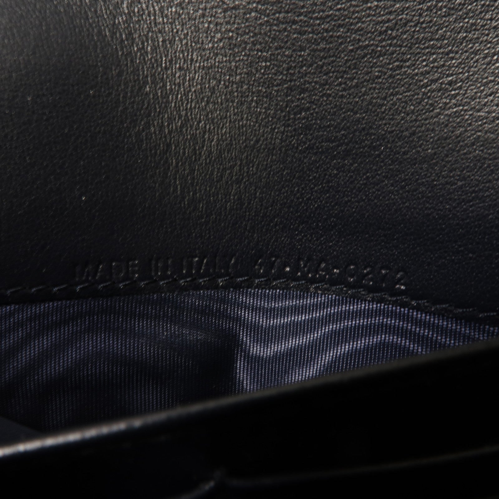 Dior 帆布Shoulder Bag金扣鏈帶肩背袋藍色/米色