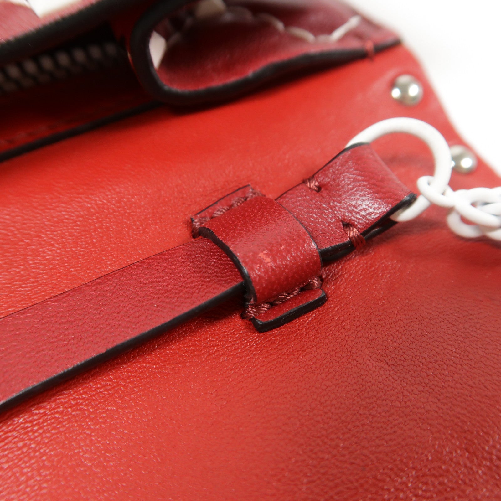 Valentino 牛皮皮革Shoulder Bag鏈帶肩背袋