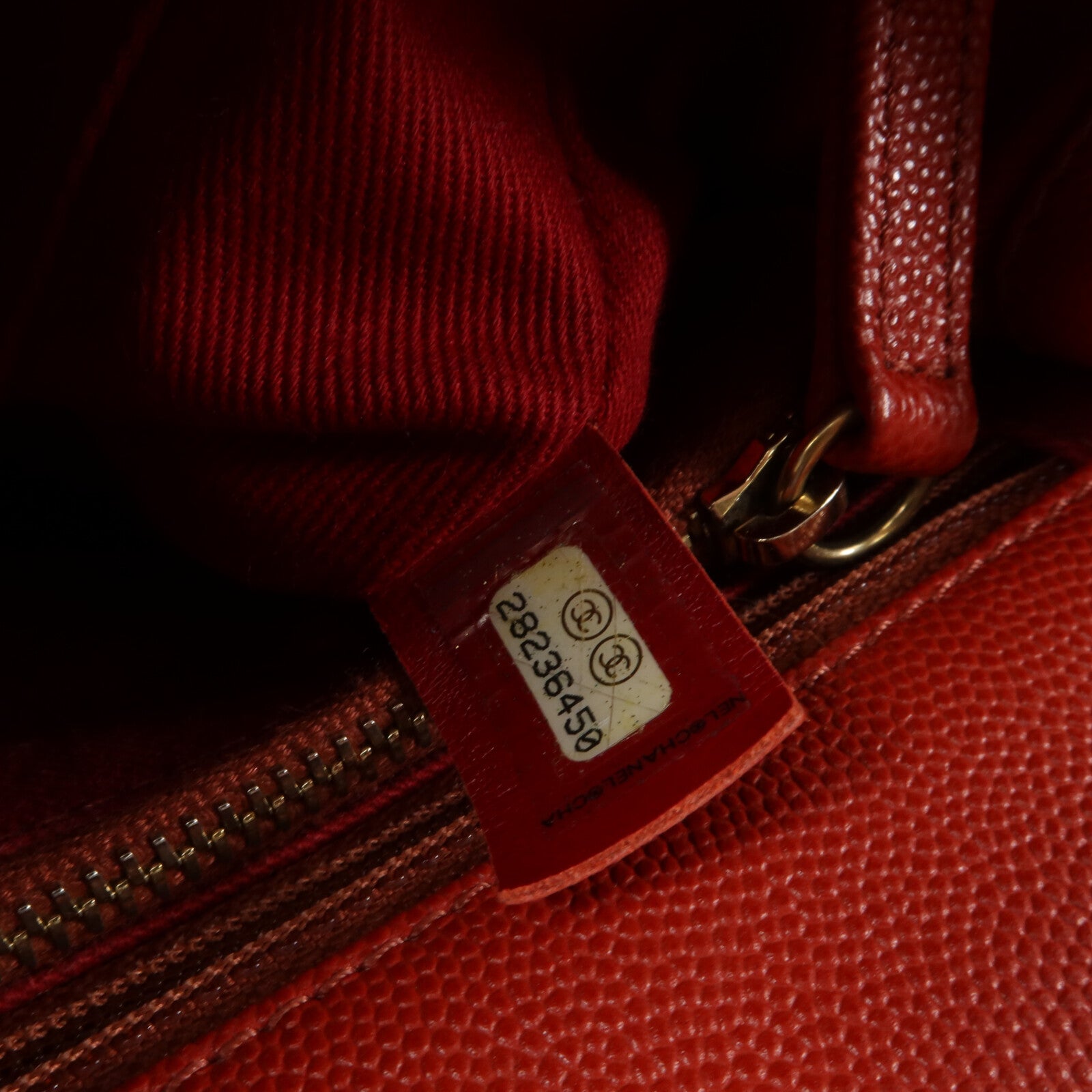 CHANEL 牛皮皮革Coco Handle Medium鏈帶手挽肩背兩用袋