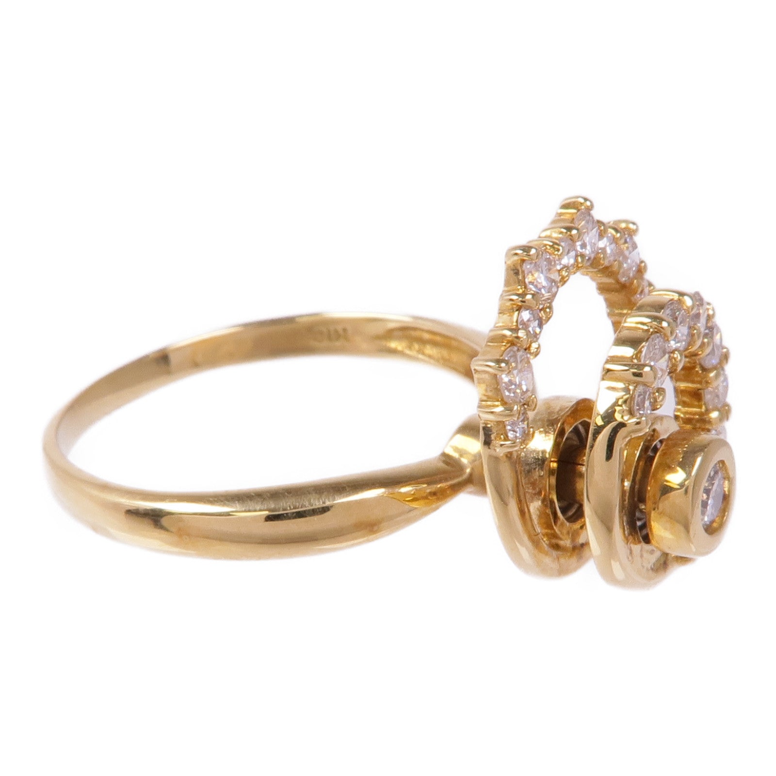 JEWELRY 18K黃金Diamond Ring鑽石戒指US#5.75