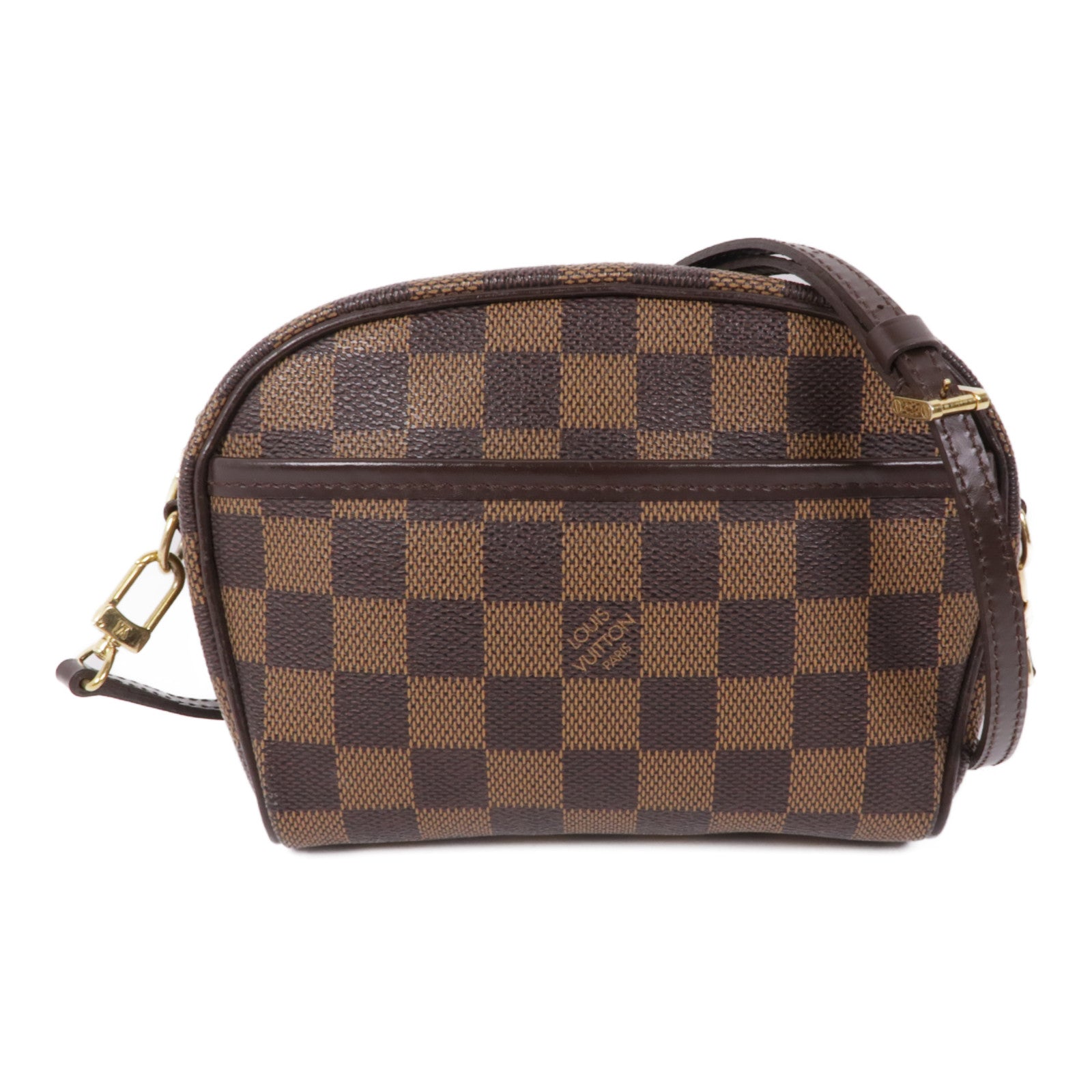 LOUIS VUITTON 【激減優惠】Damier Pochette Ipanema金扣肩背袋
