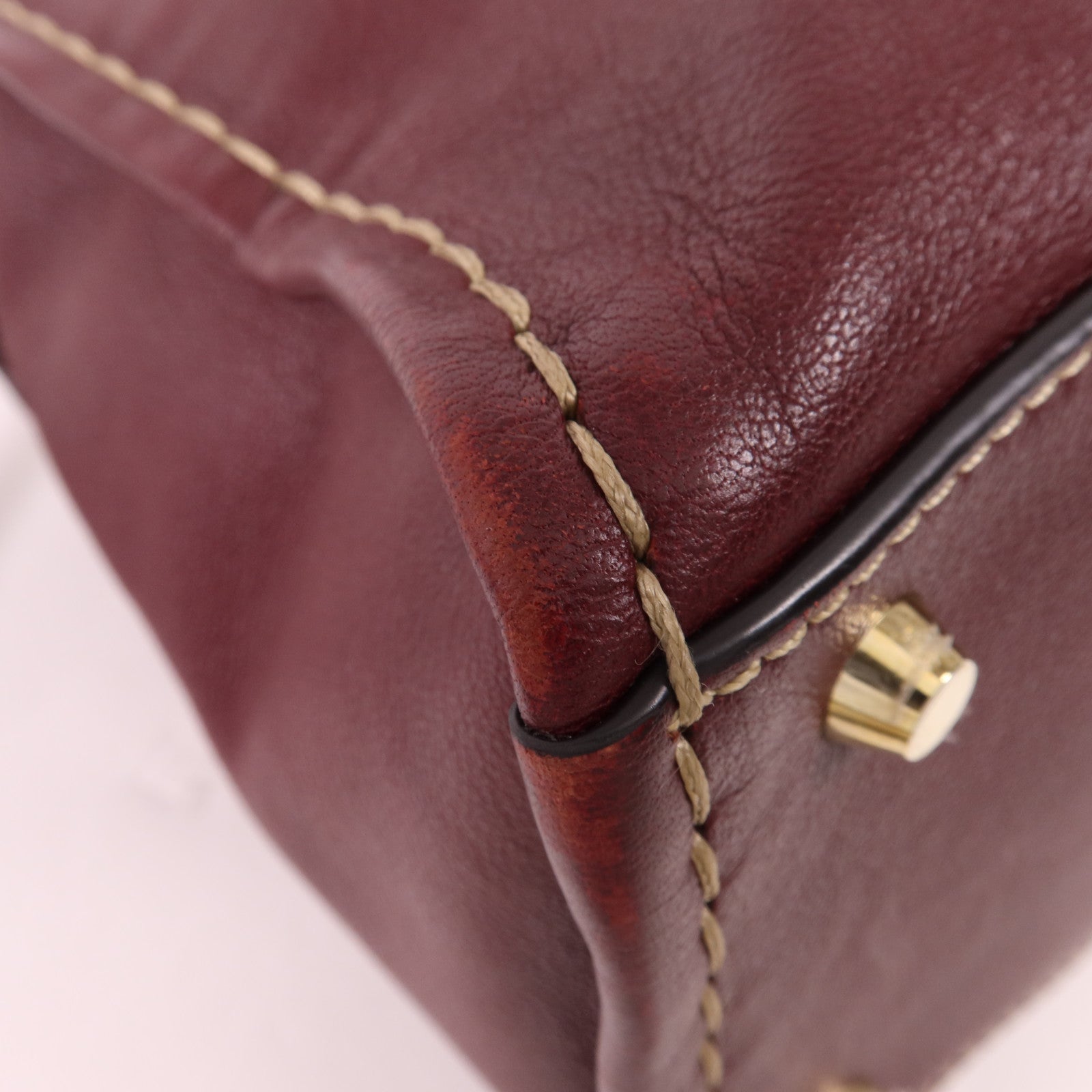 Chloe 【激減優惠】牛皮皮革Edith Handle Bag金扣肩背袋