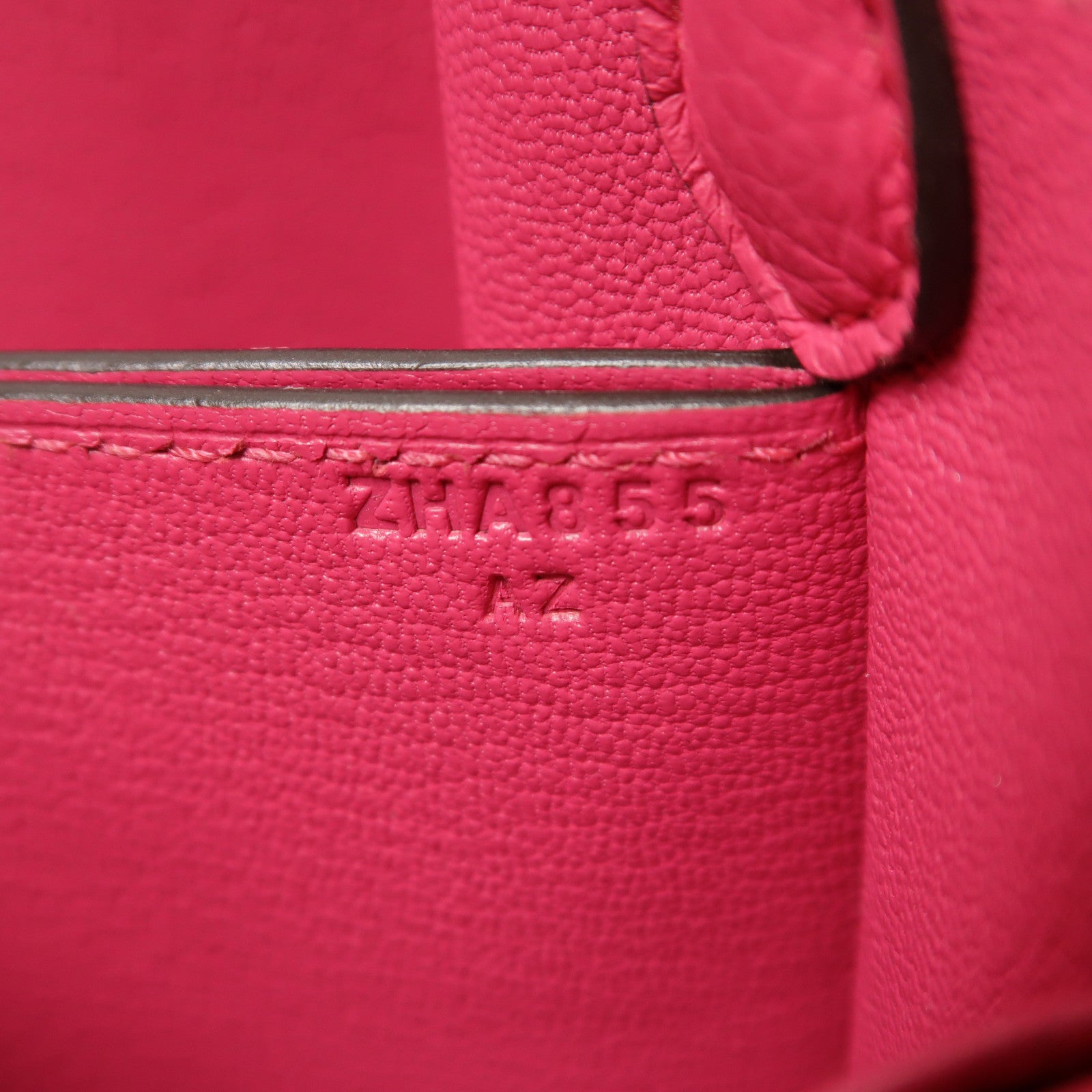 HERMES PHW Roulis 23 Shoulder Bag Clemence Leather Pink