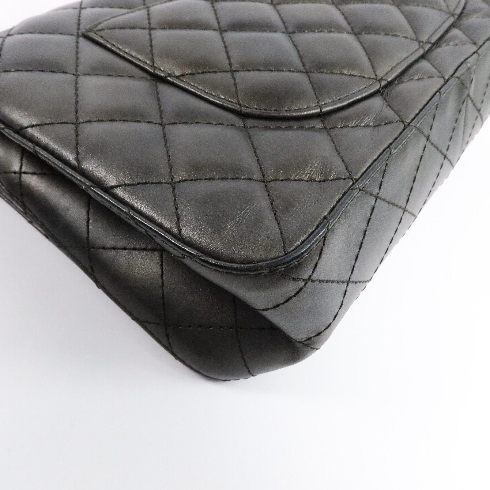 CHANEL 牛皮皮革2.55 Large鏈帶肩背袋