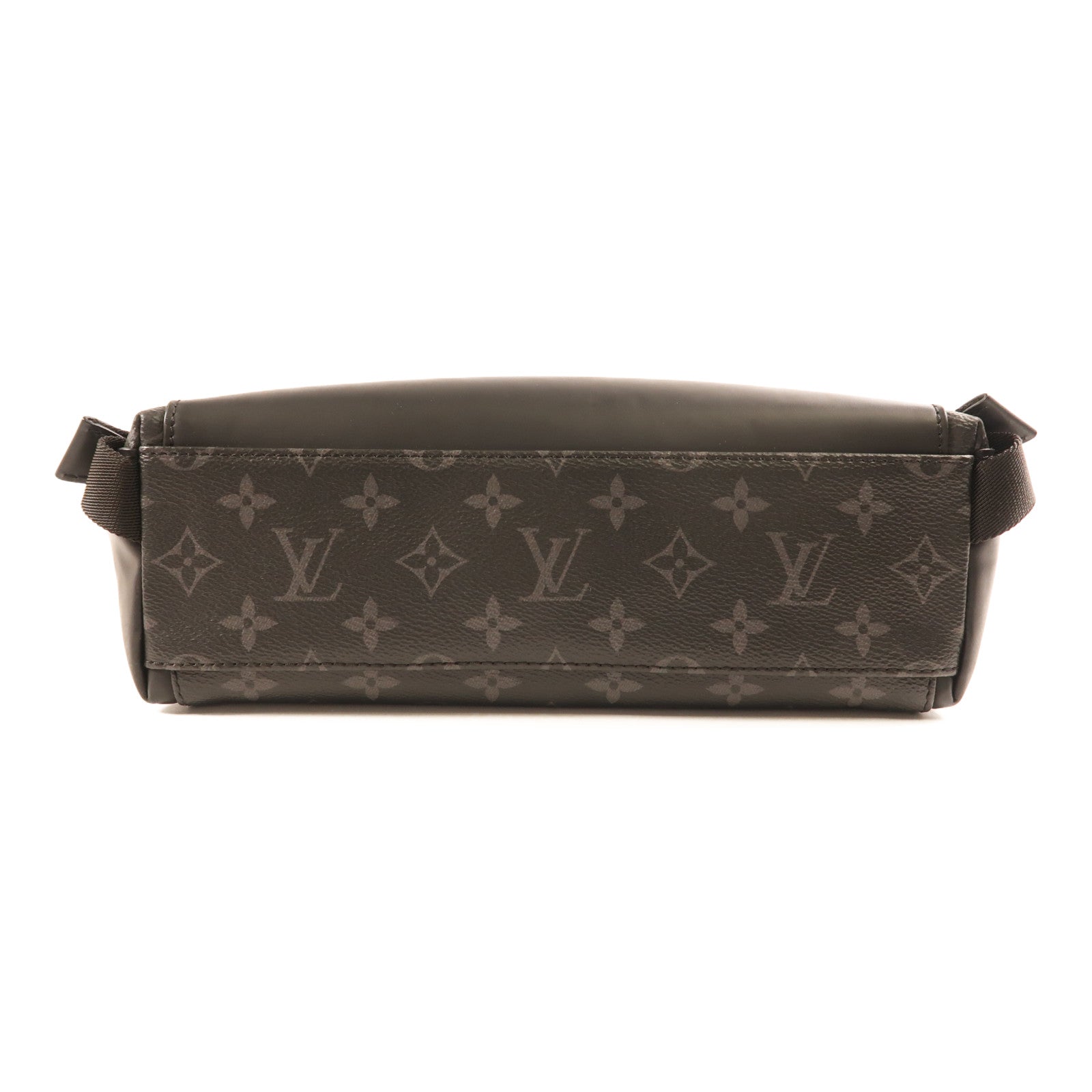 LOUIS VUITTON Monogram Eclipse Messenger PM Voyager銀扣肩背袋