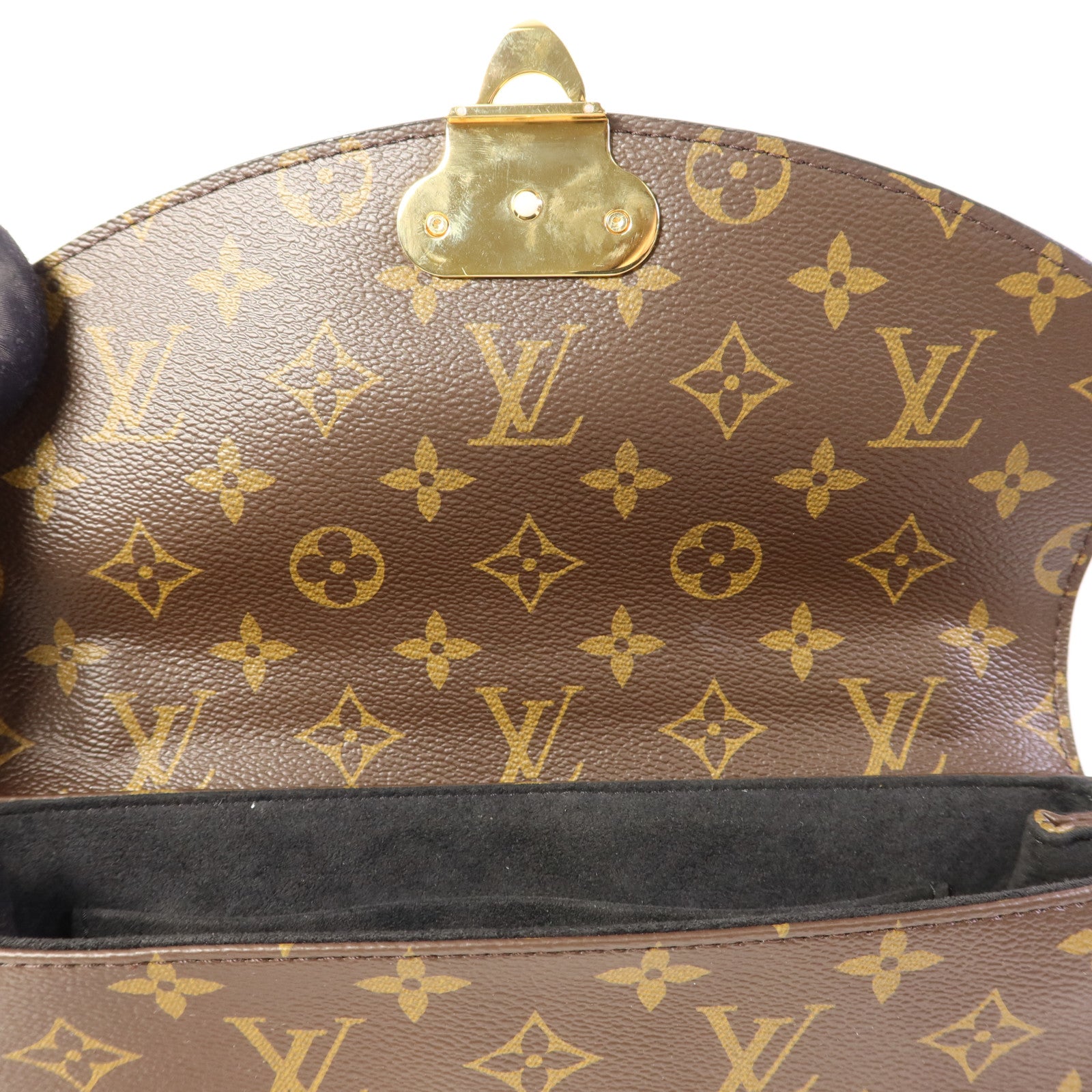 LOUIS VUITTON Mongram Saint Placide金扣肩背袋