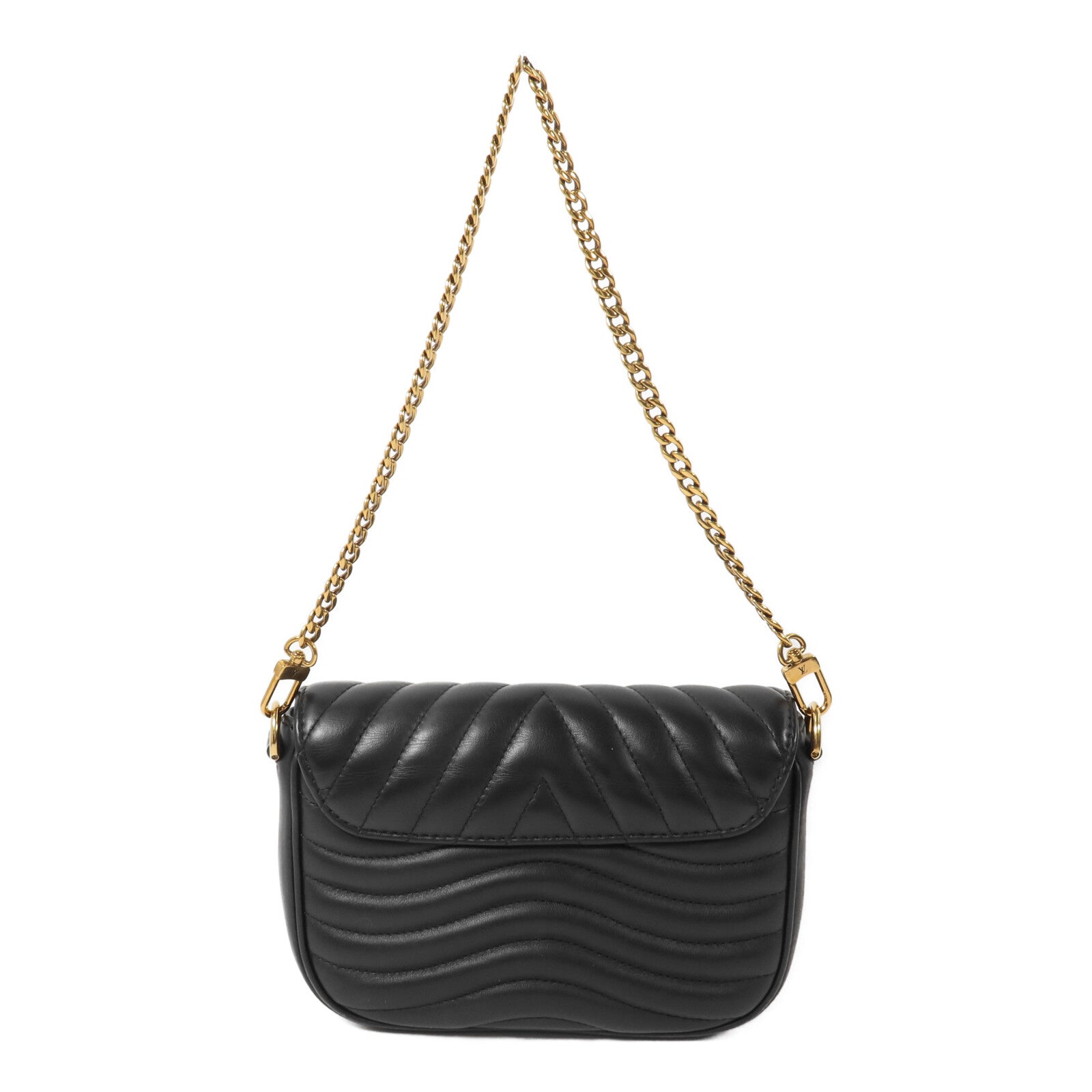 LOUIS VUITTON 牛皮皮革New Wave鏈帶手挽肩背兩用袋