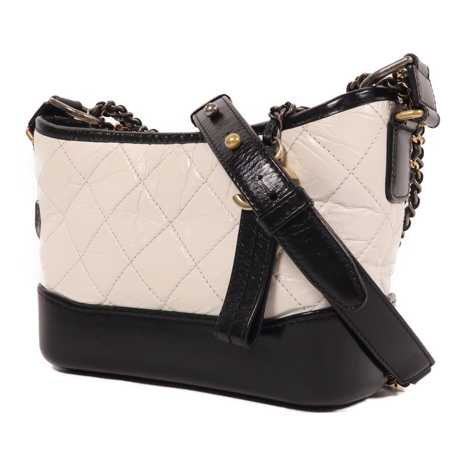 CHANEL 【激減優惠】牛皮皮革Gabrielle Small鏈帶肩背袋