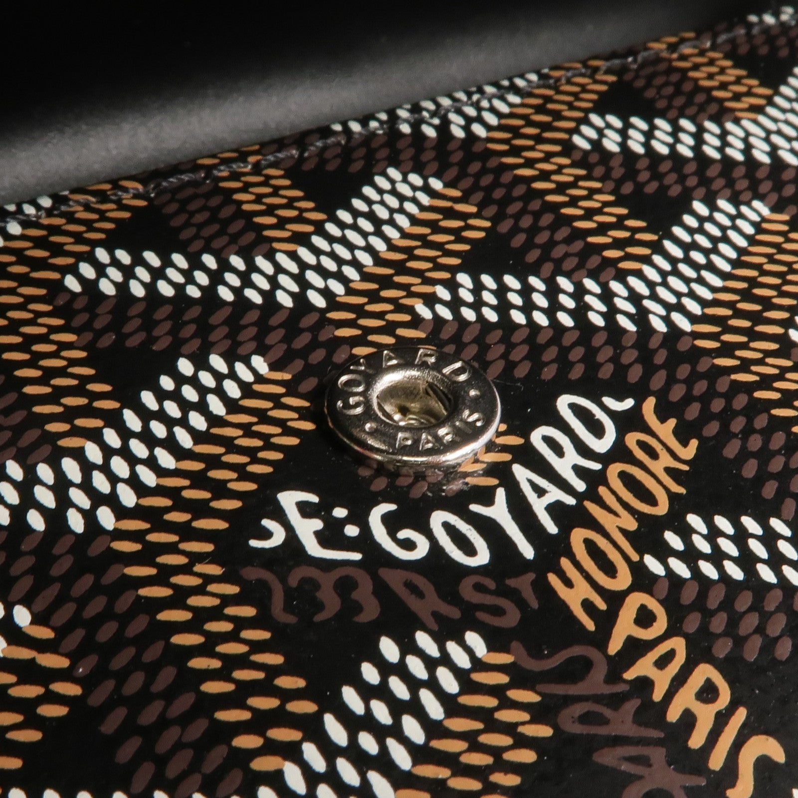 GOYARD 塗層帆布Monte Carlo Mini Case Pouch銀扣手拿包