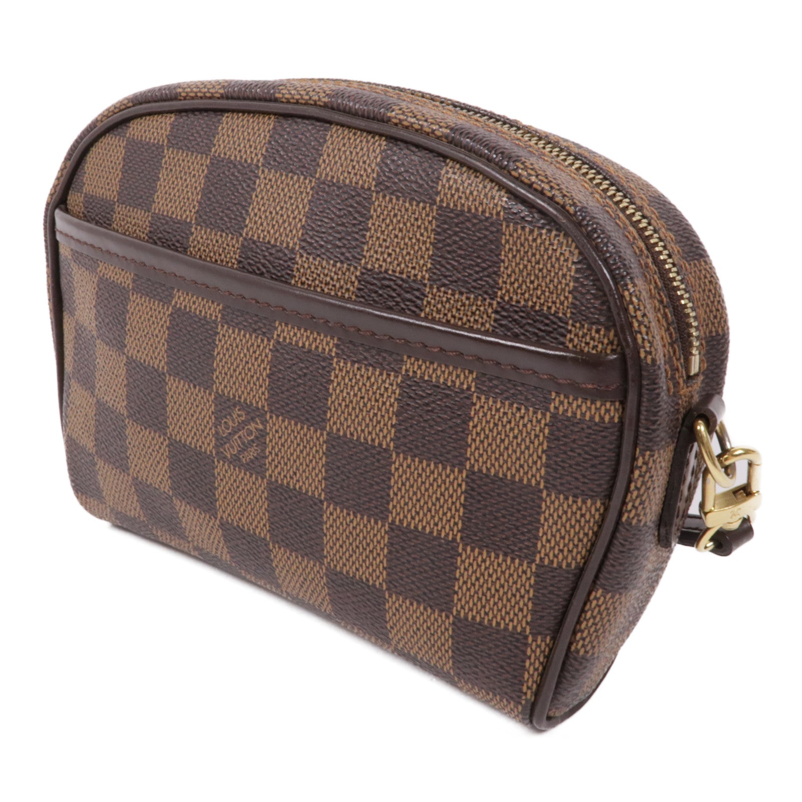 LOUIS VUITTON 【激減優惠】Damier Pochette Ipanema金扣肩背袋