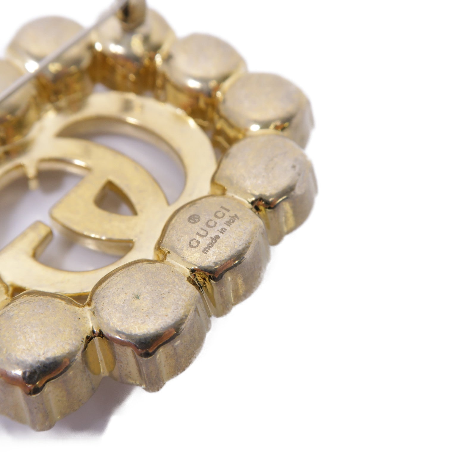 GUCCI 金屬Brooch胸針金色