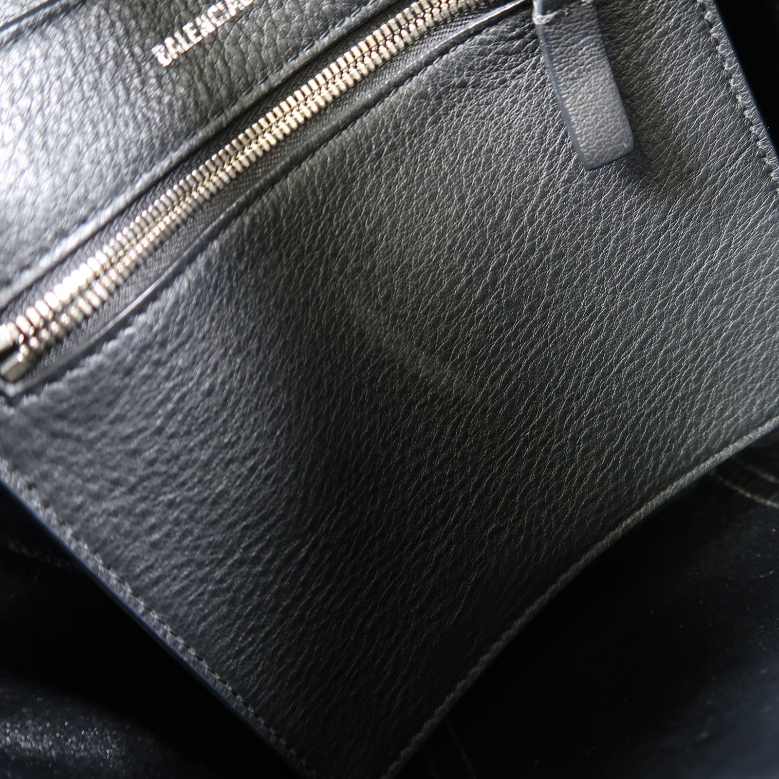 BALENCIAGA 牛皮皮革2 Way Shoulder Bag銀扣手挽肩背兩用袋