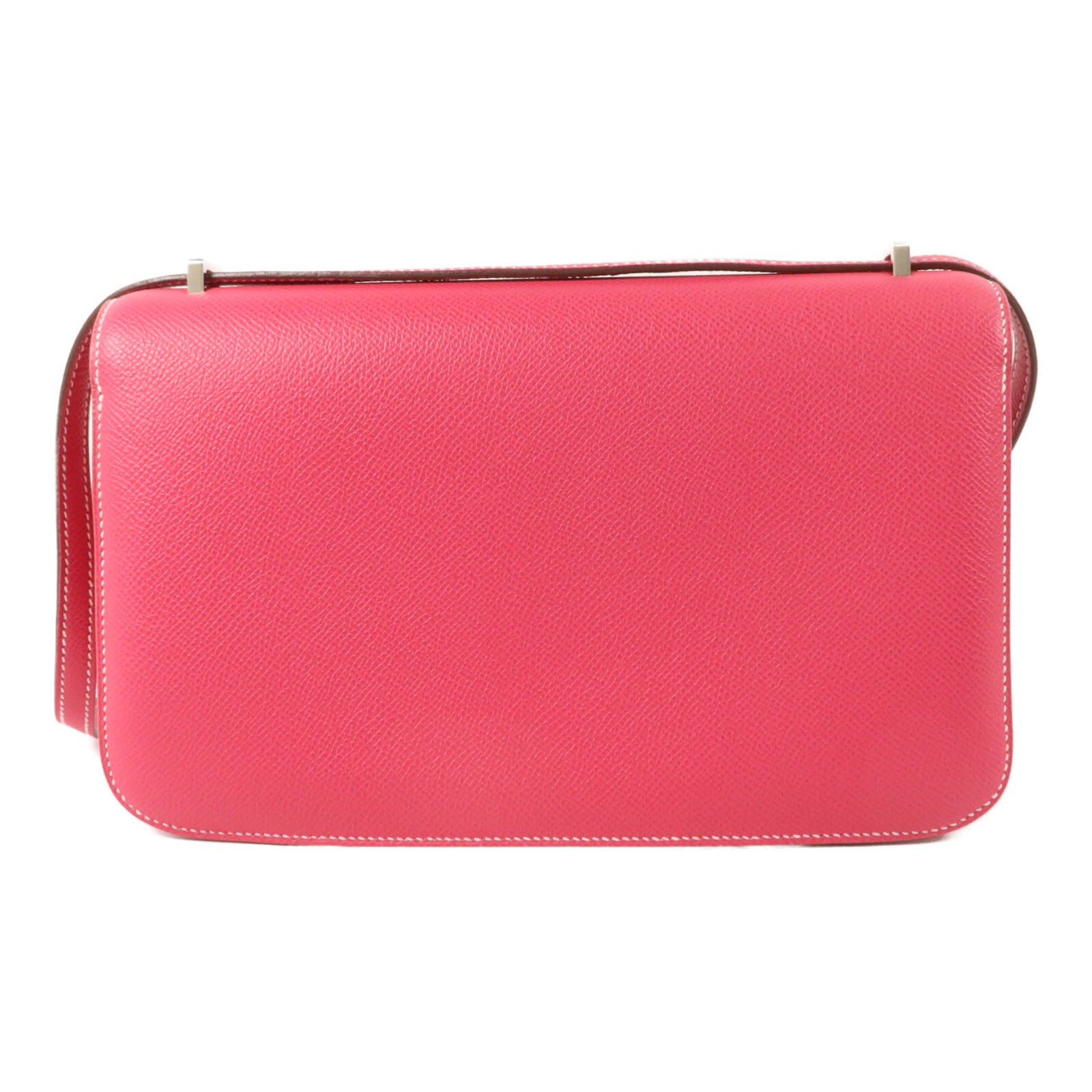 HERMES Epsom皮革Constance Elan肩背袋Rose Tyrien