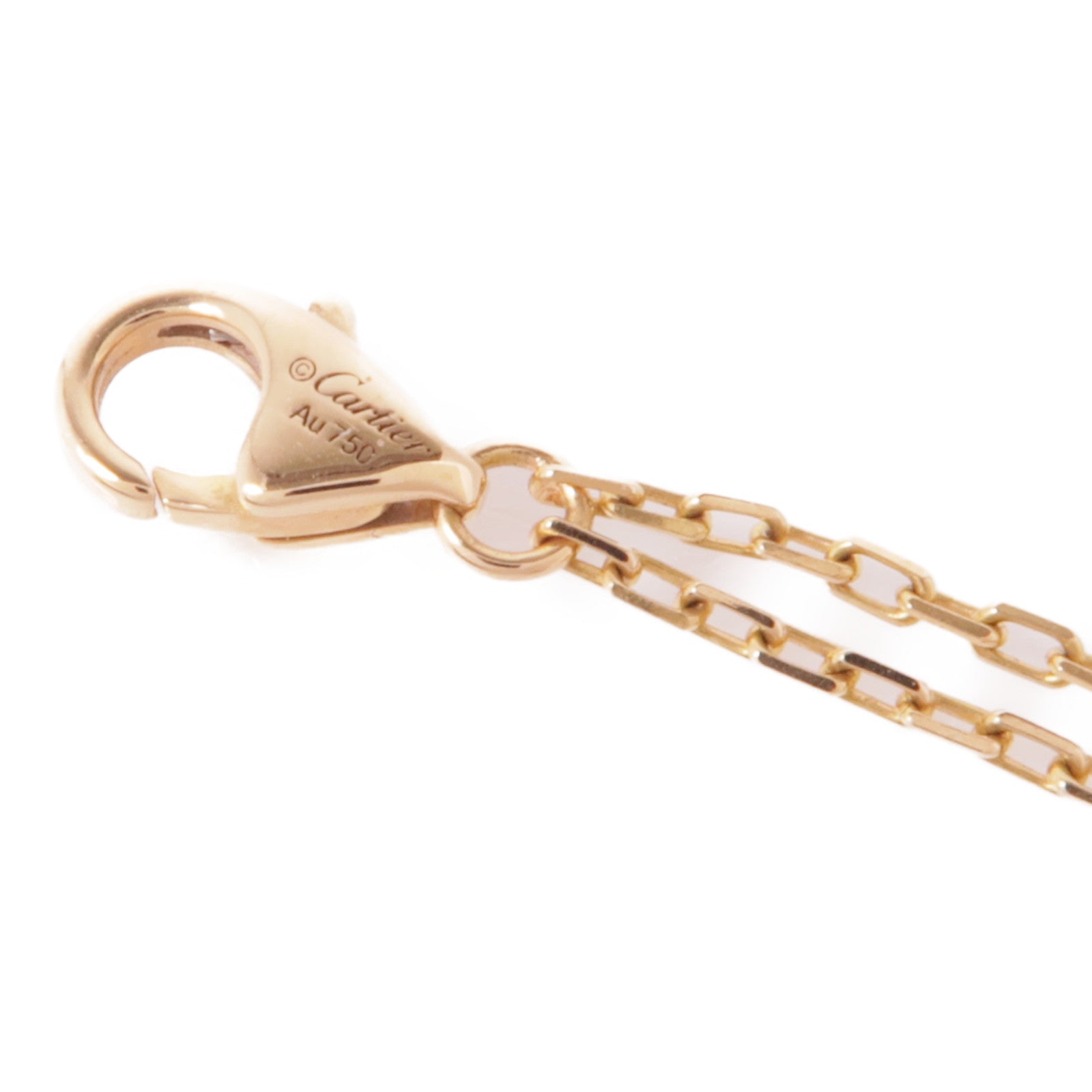 CARTIER 18K玫瑰金Love Bracelet鑽石手鏈