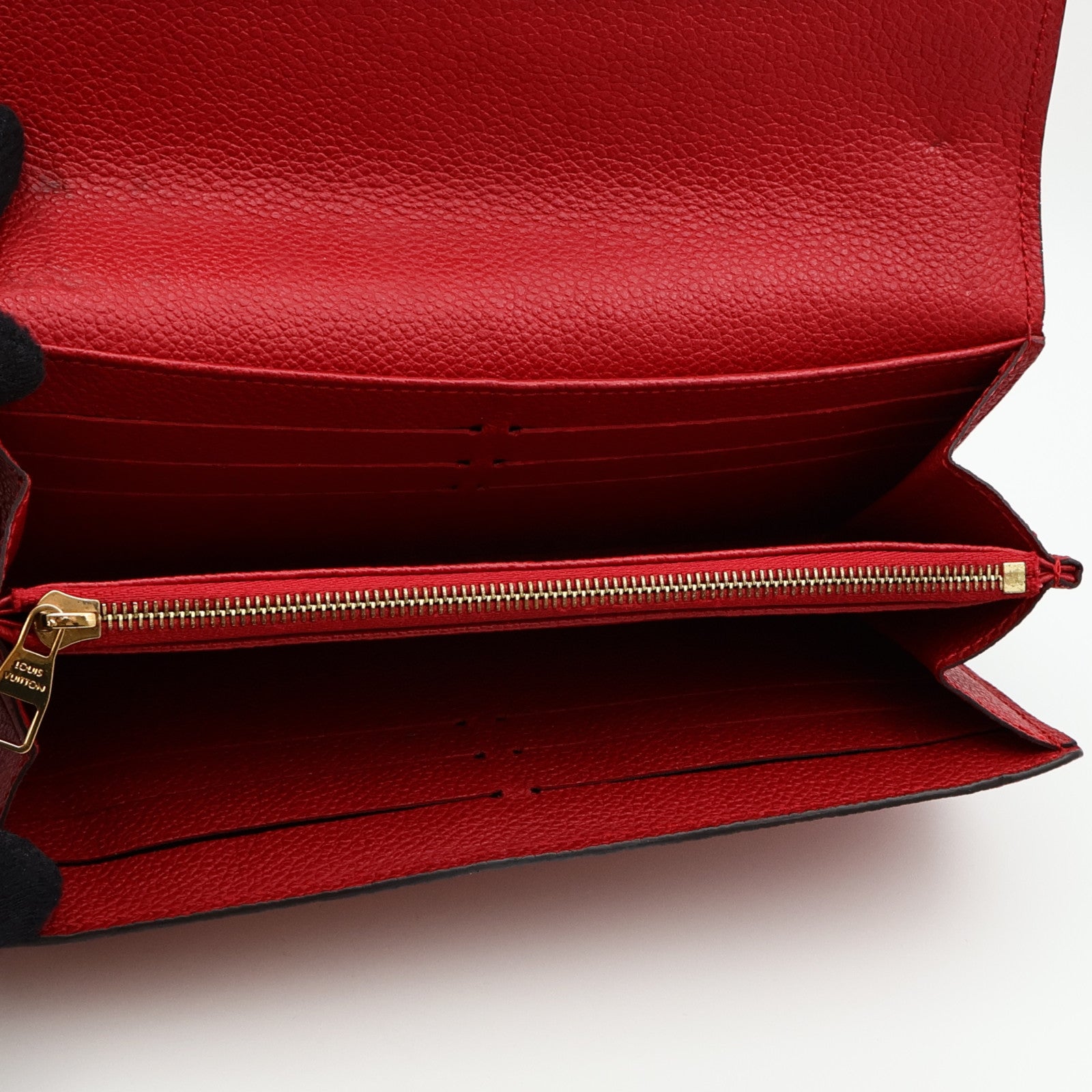 LOUIS VUITTON 【激減優惠】Monogram Empreinte Sarah Wallet金扣長錢包