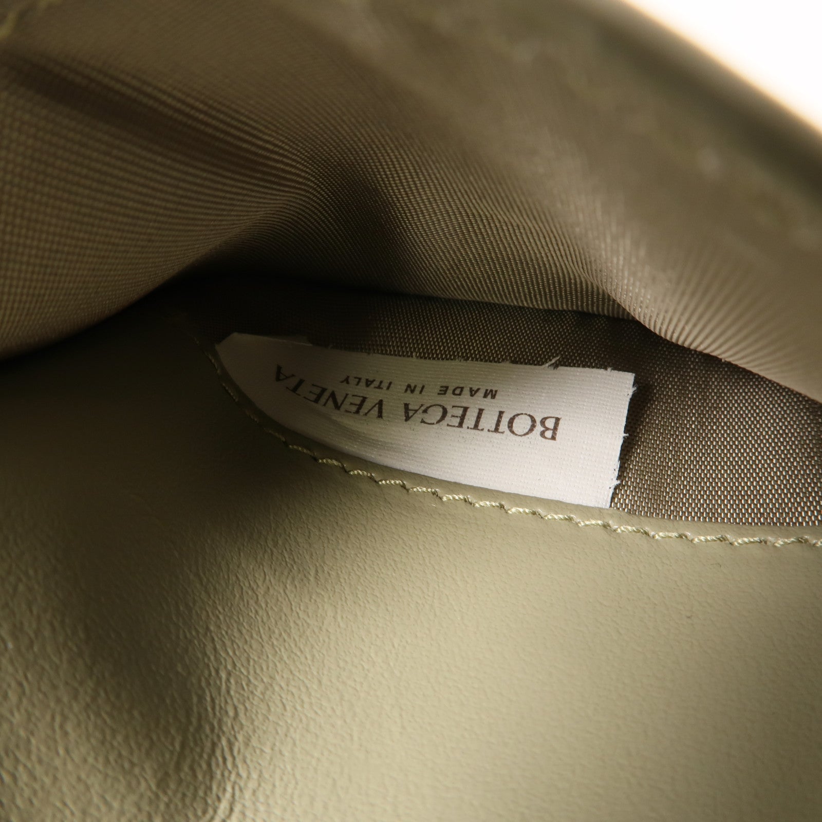 BOTTEGA VENETA【激減優惠】 織紋皮革Wallet金扣錢包綠色