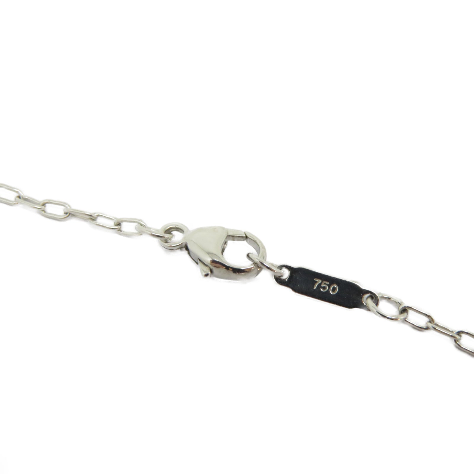 TIFFANY＆CO 18K白金Etoile Cross Necklace項鍊