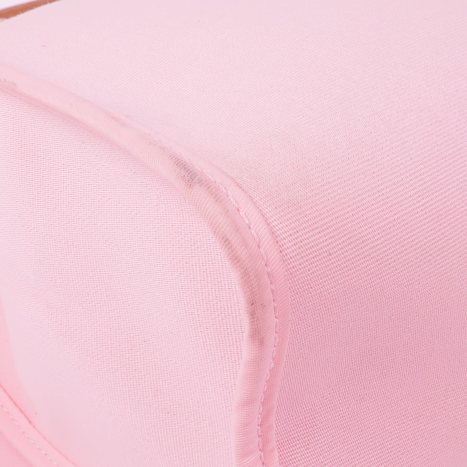 HERMES 帆布Herbag PM銀扣手挽肩背兩用袋Rose Sakura