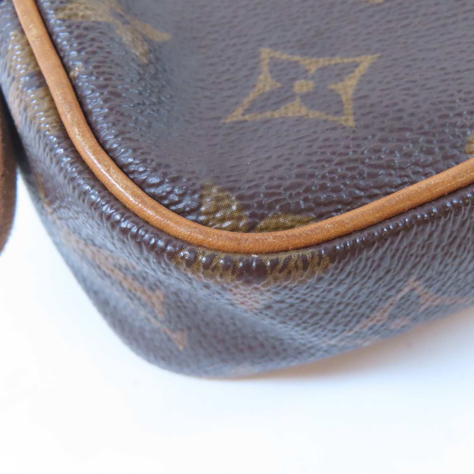 LOUIS VUITTON Monogram Marly Bandouliere金扣肩背袋啡色