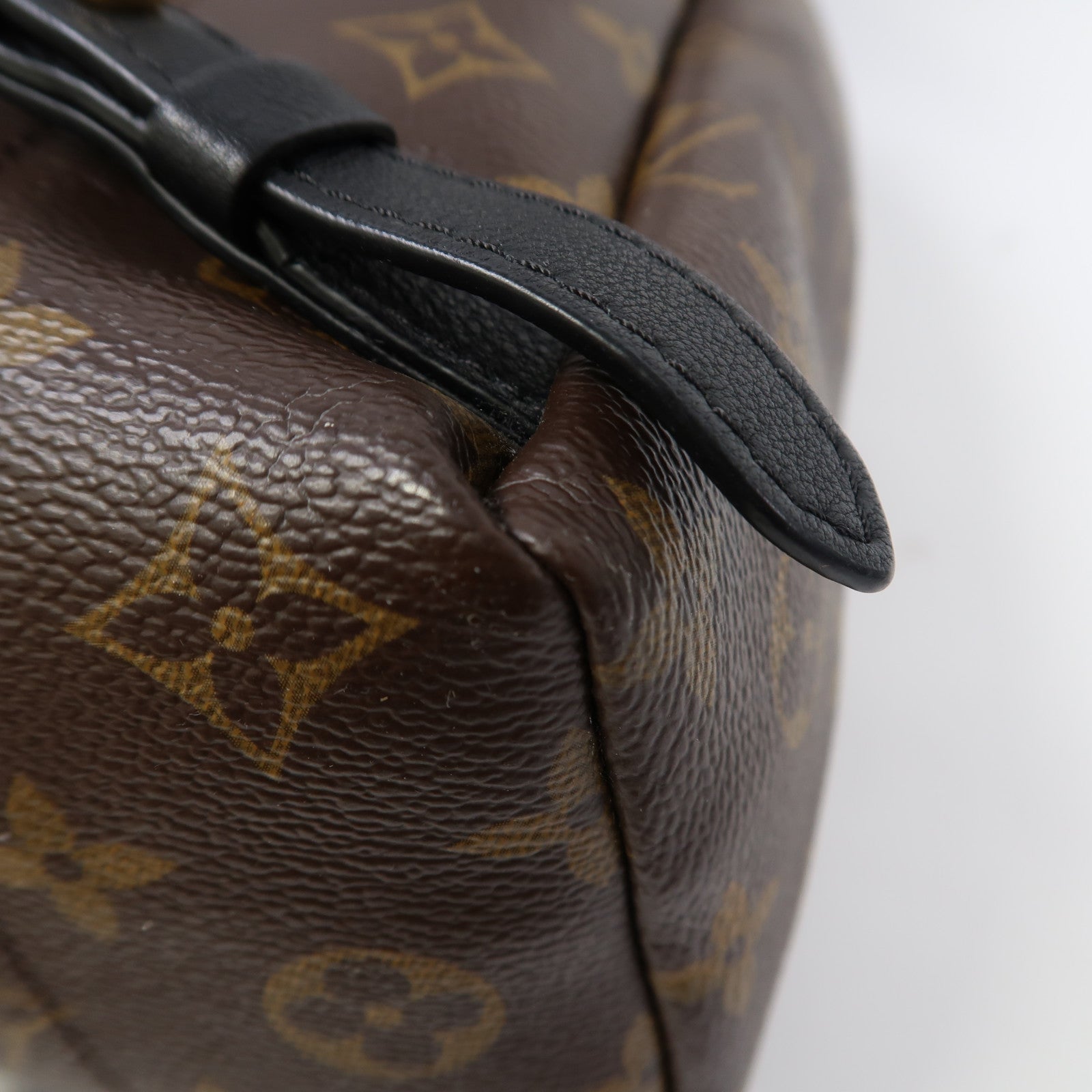 LOUIS VUITTON Monogram Palm Springs金扣背包啡色