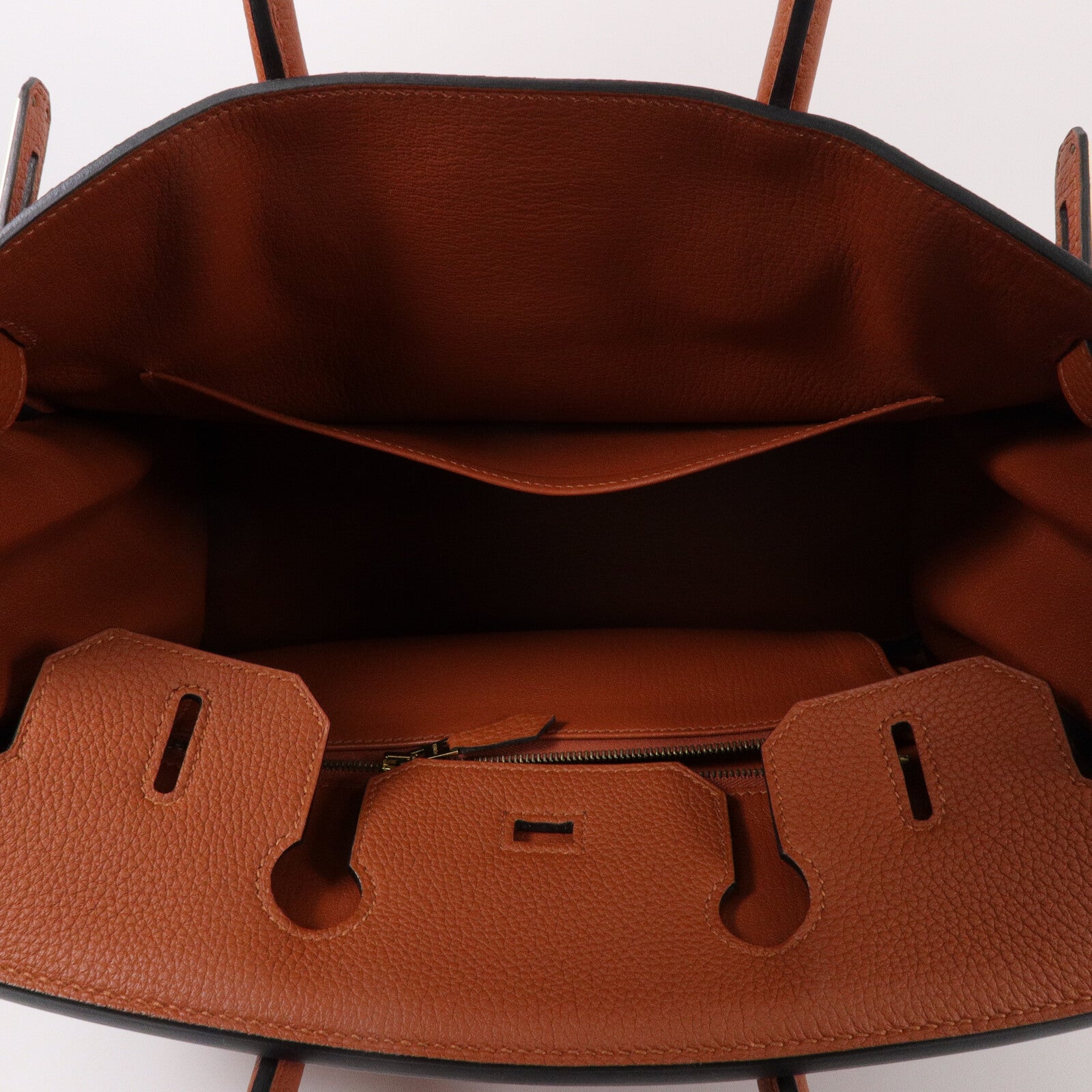 HERMES Togo皮革Birkin 30手挽袋Cuivre