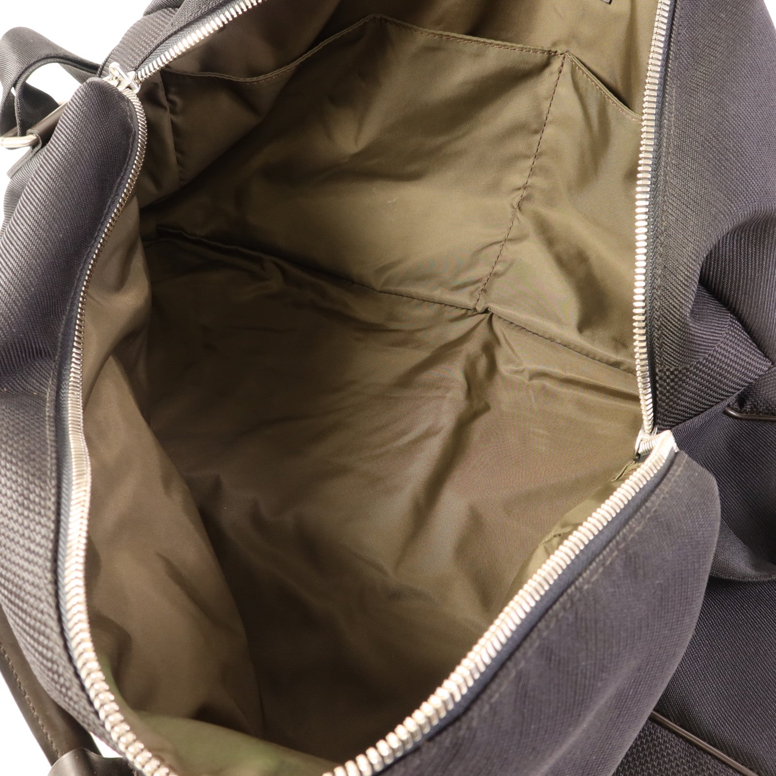LOUIS VUITTON Damier Geant Albatros Boston Bag銀扣手挽肩背兩用袋