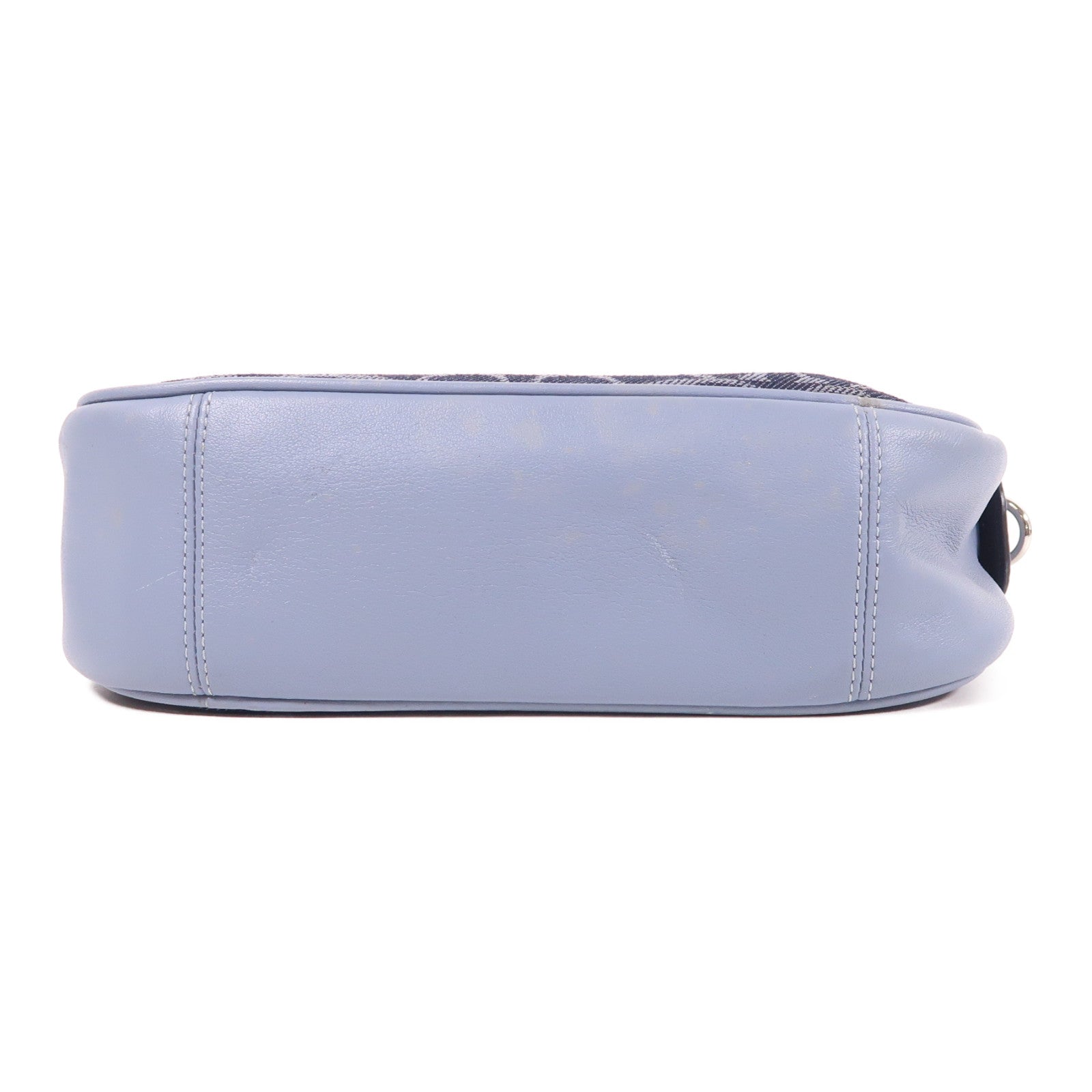 COACH 帆布Shoulder Bag銀扣肩背袋