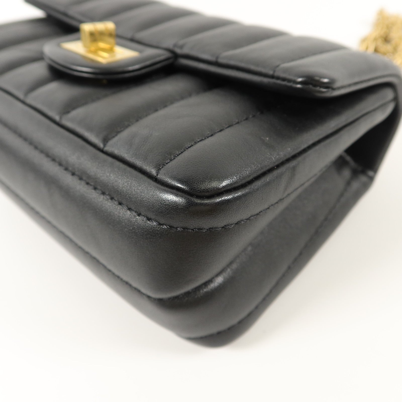 CHANEL 羊皮皮革2.55 Mini Chain Shoulder Bag鏈帶肩背袋