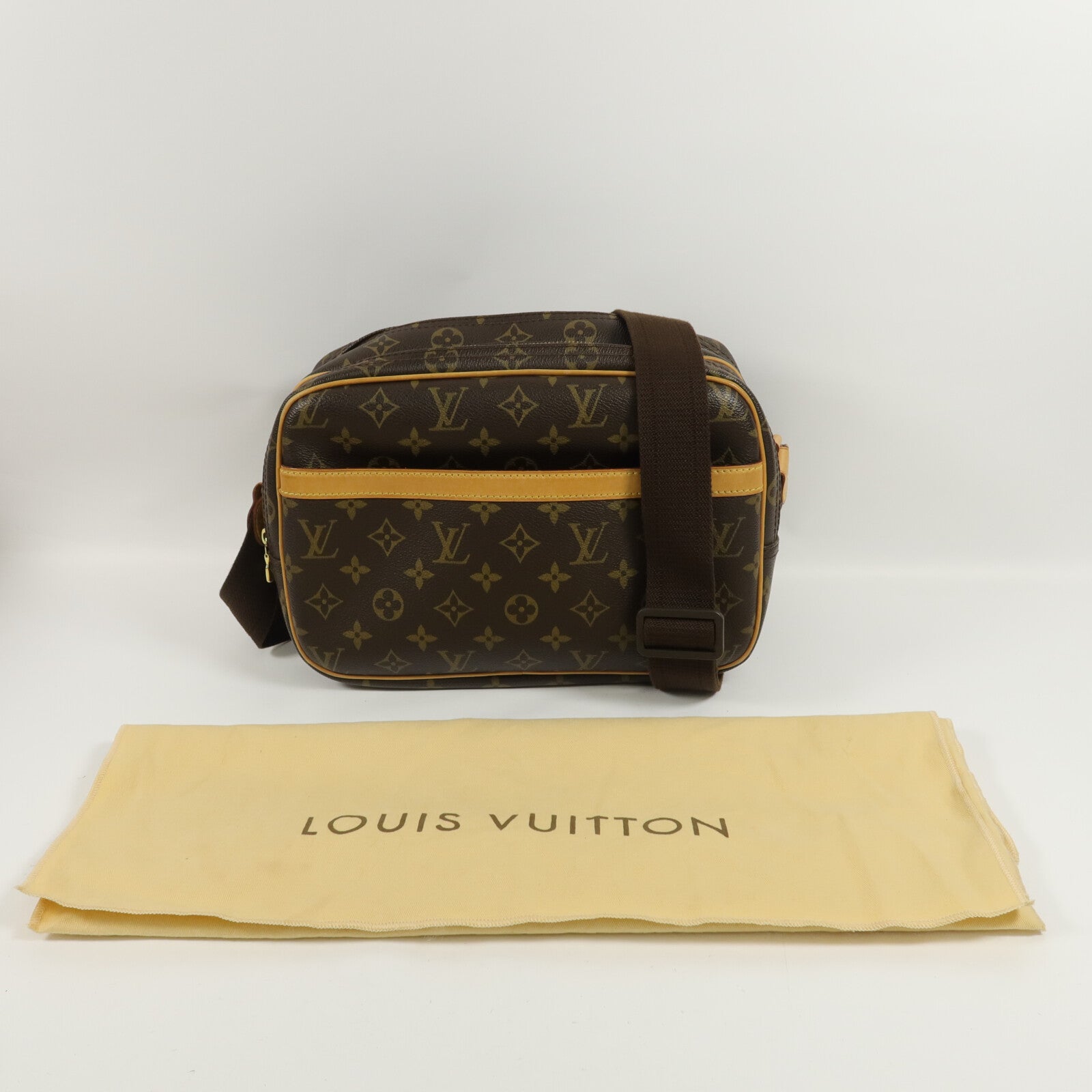 LOUIS VUITTON Monogram Reporter PM肩背袋