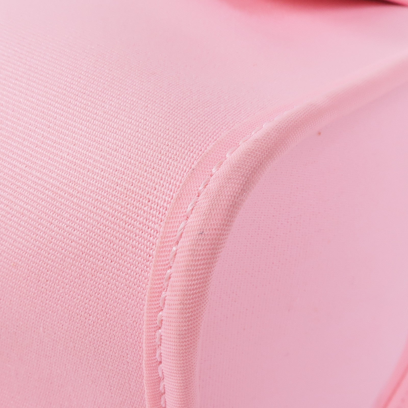 HERMES 帆布Herbag PM銀扣手挽肩背兩用袋Rose Sakura