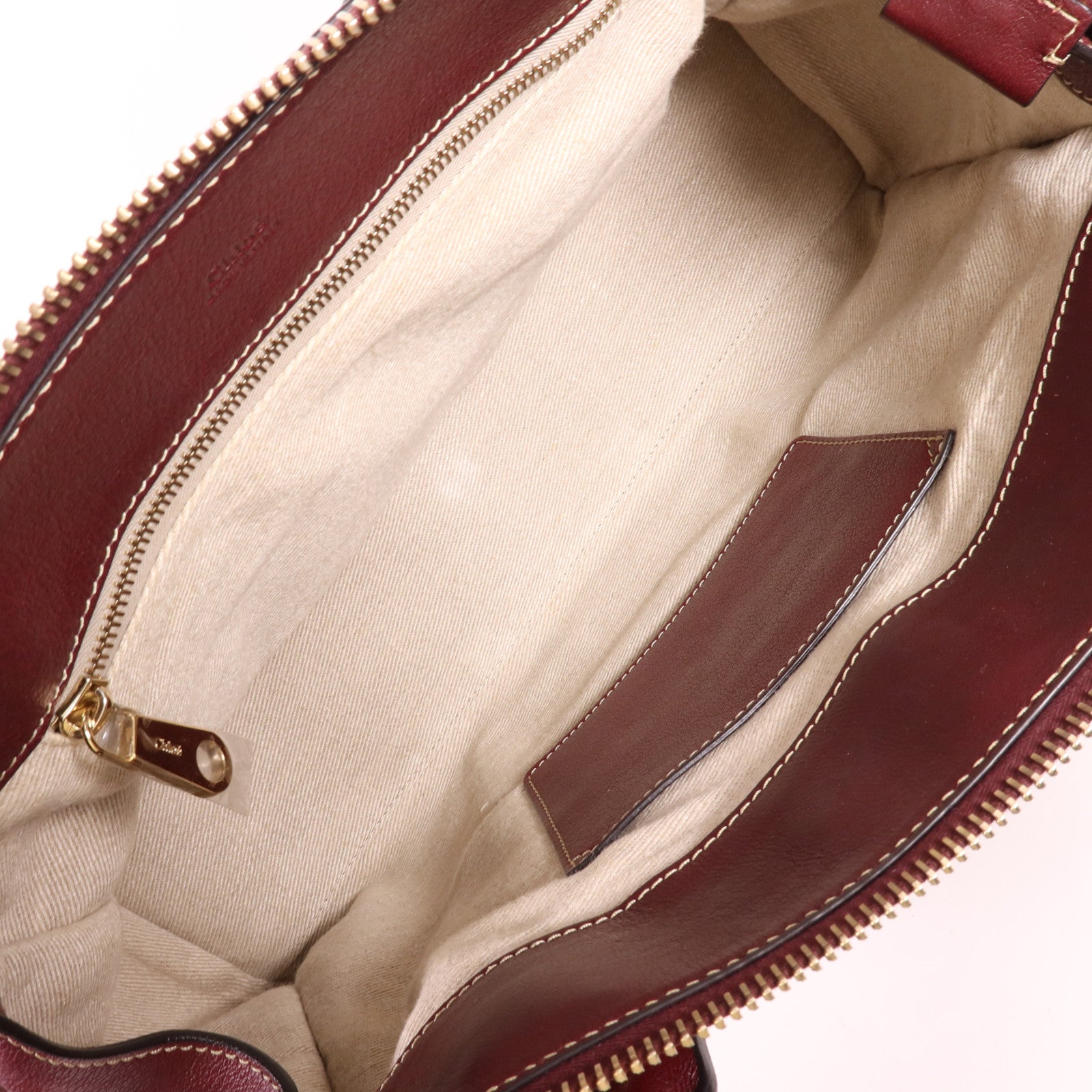 Chloe 牛皮皮革Edith Handle Bag金扣肩背袋