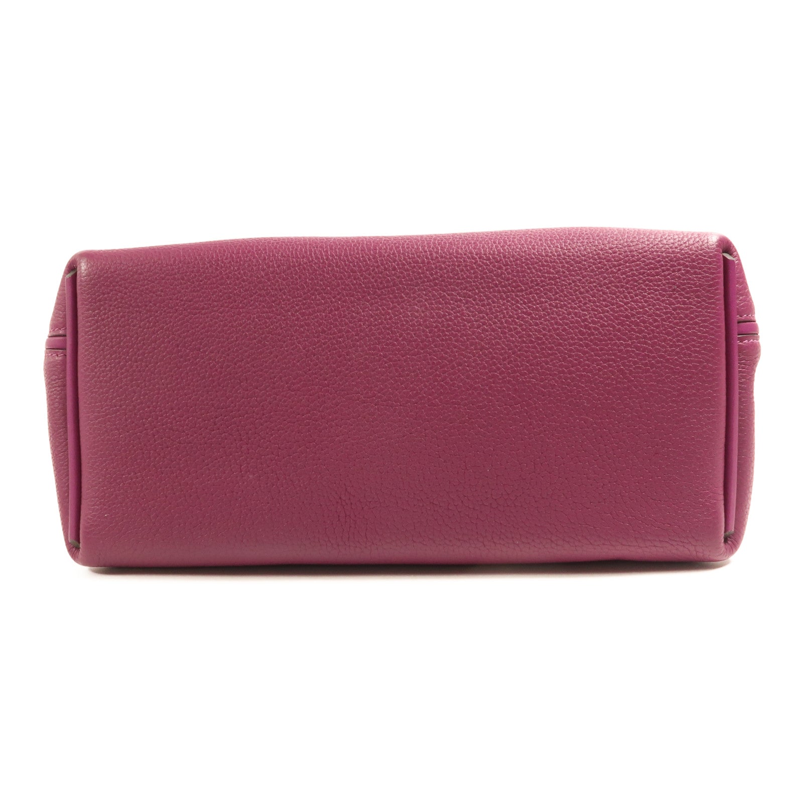 HERMES Clemence皮革24/24 29CM金扣手挽肩背兩用袋Anemone海葵紫色