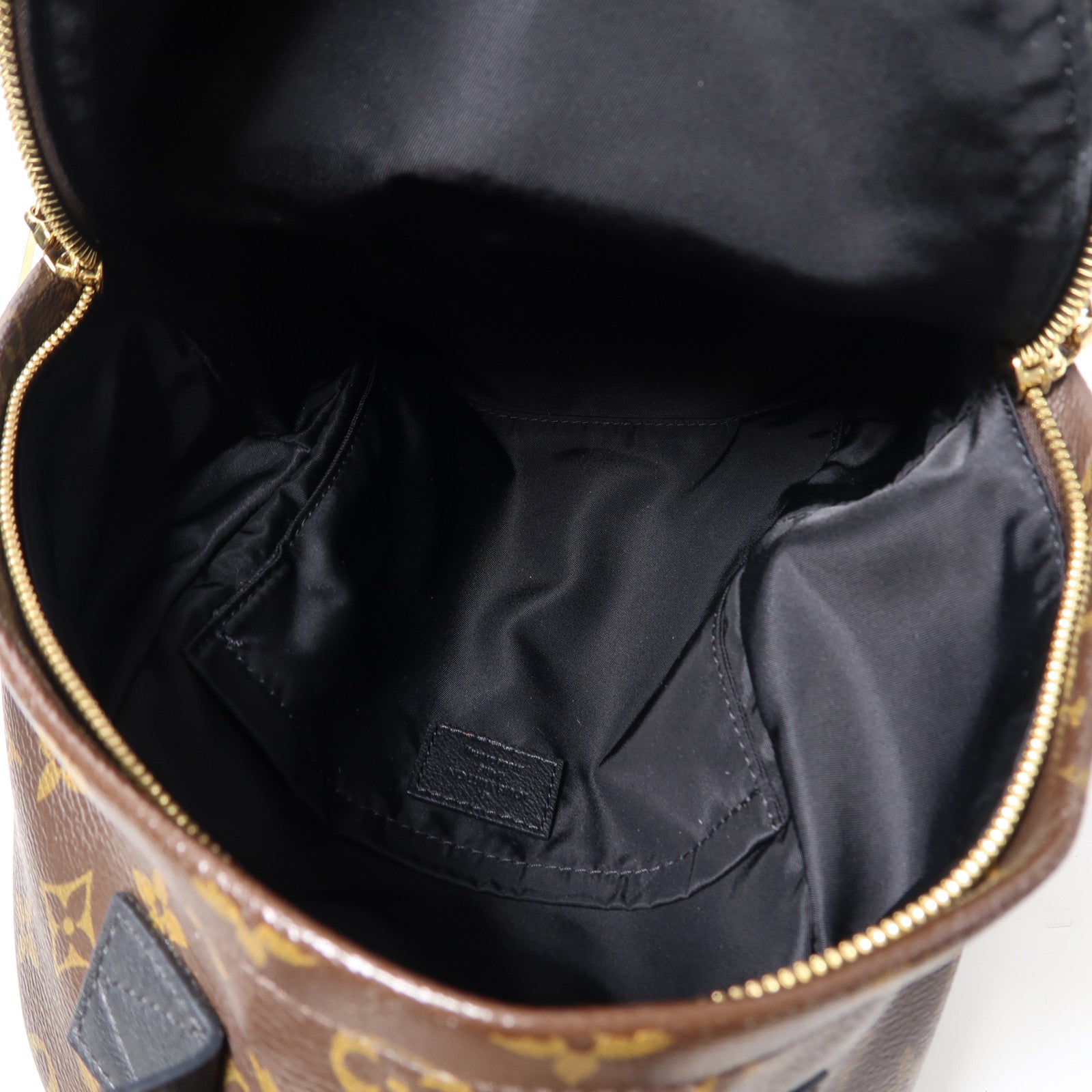 LOUIS VUITTON Monogram Palm Springs金扣背包啡色