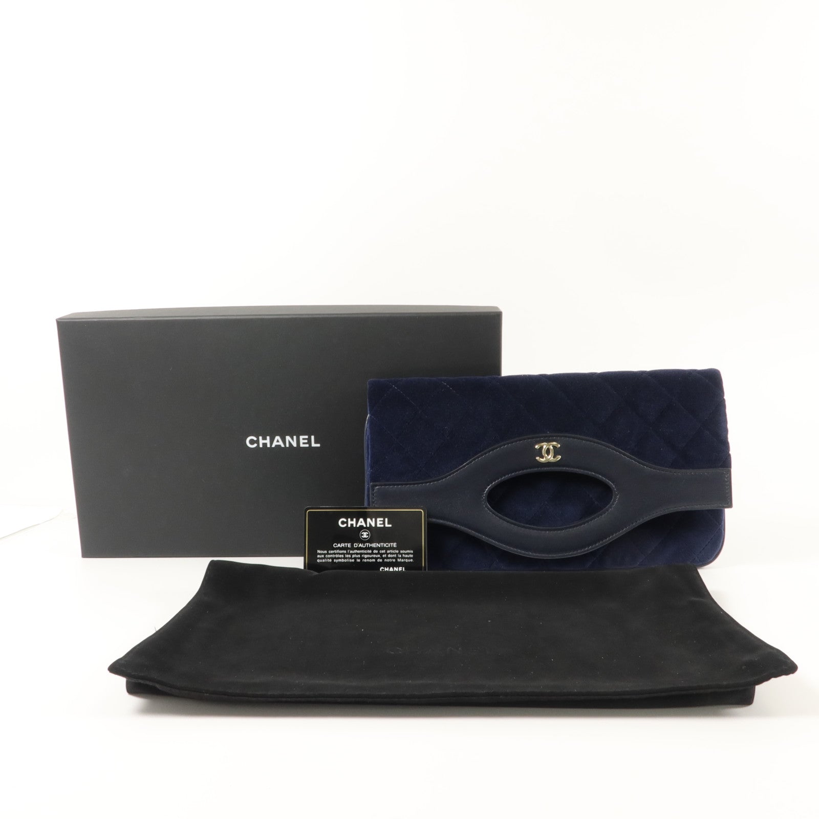 CHANEL 天鵝絨Chanel 31 Clutch Bag手拿包