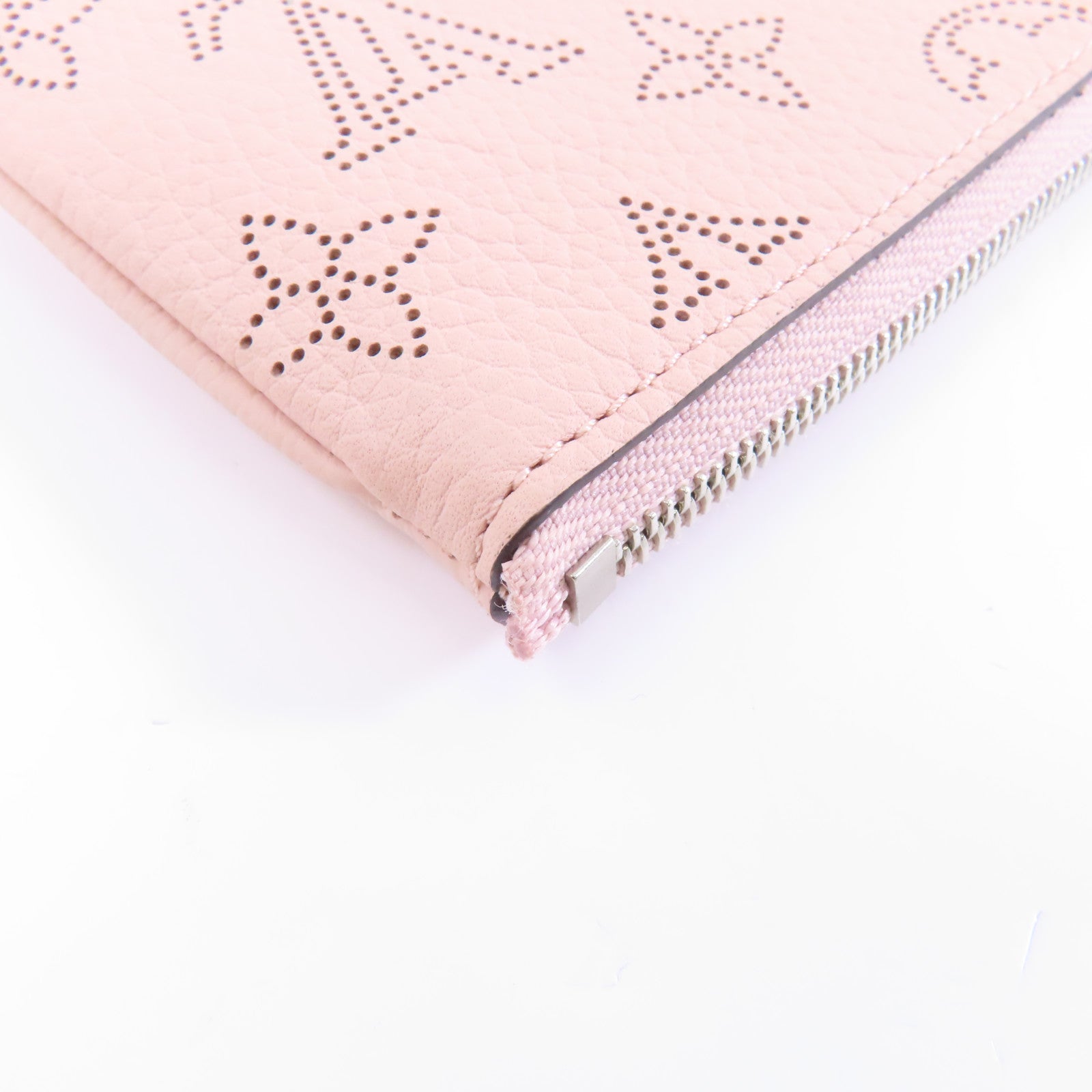 LOUIS VUITTON Mahina Key & Coin Case銀扣零錢包粉紅色