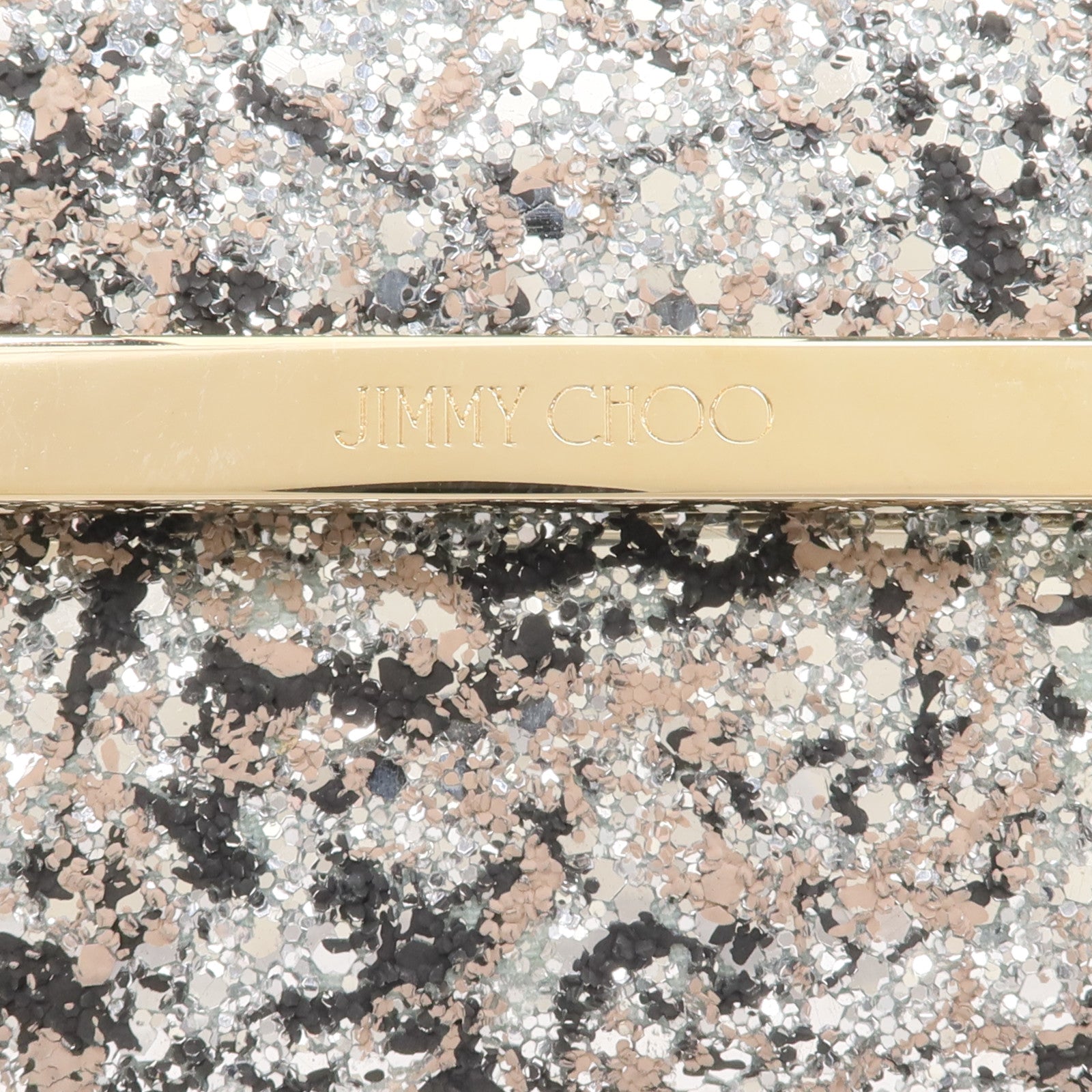 JIMMY CHOO 牛皮皮革Shoulder Bag金扣鏈帶肩背袋