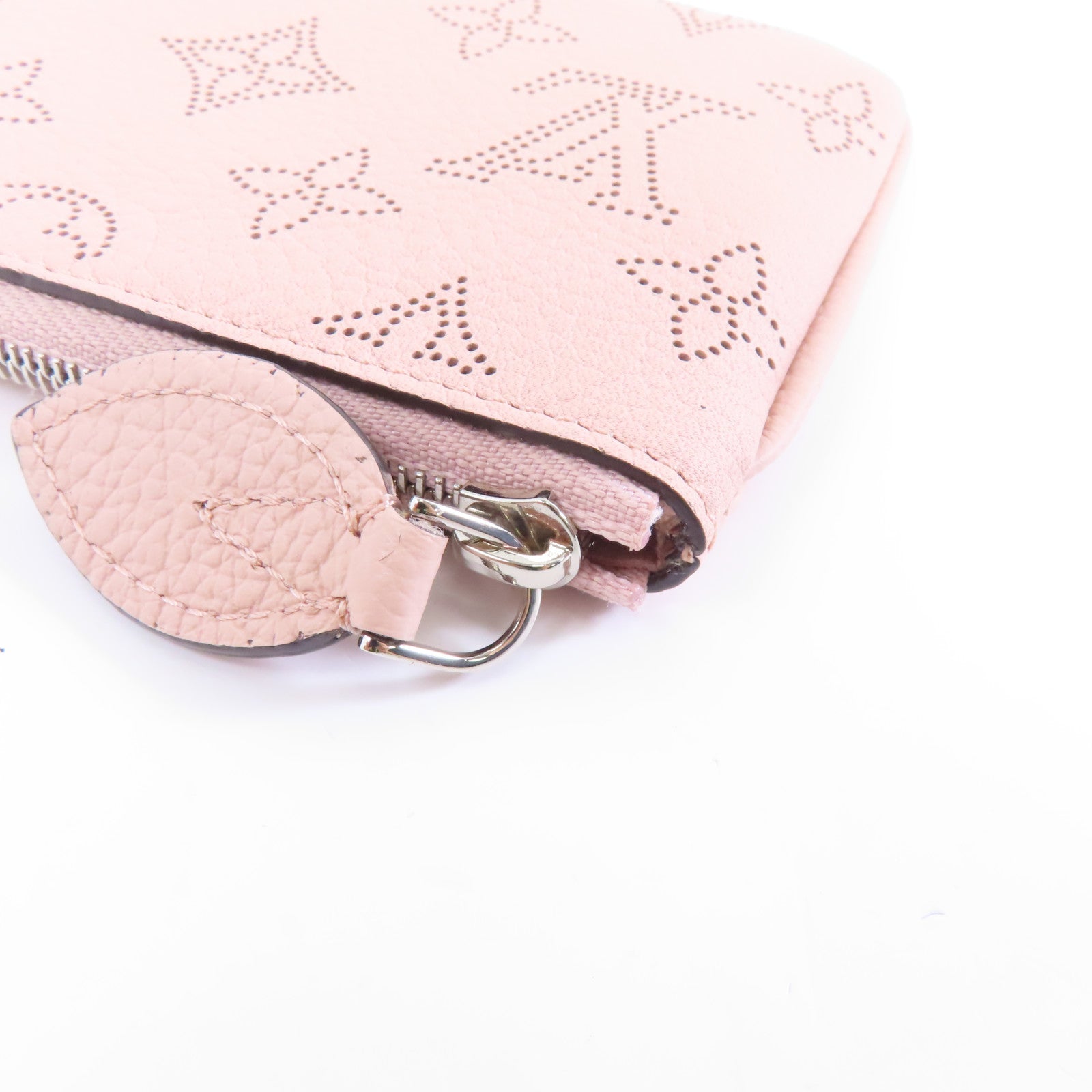 LOUIS VUITTON Mahina Key & Coin Case銀扣零錢包粉紅色