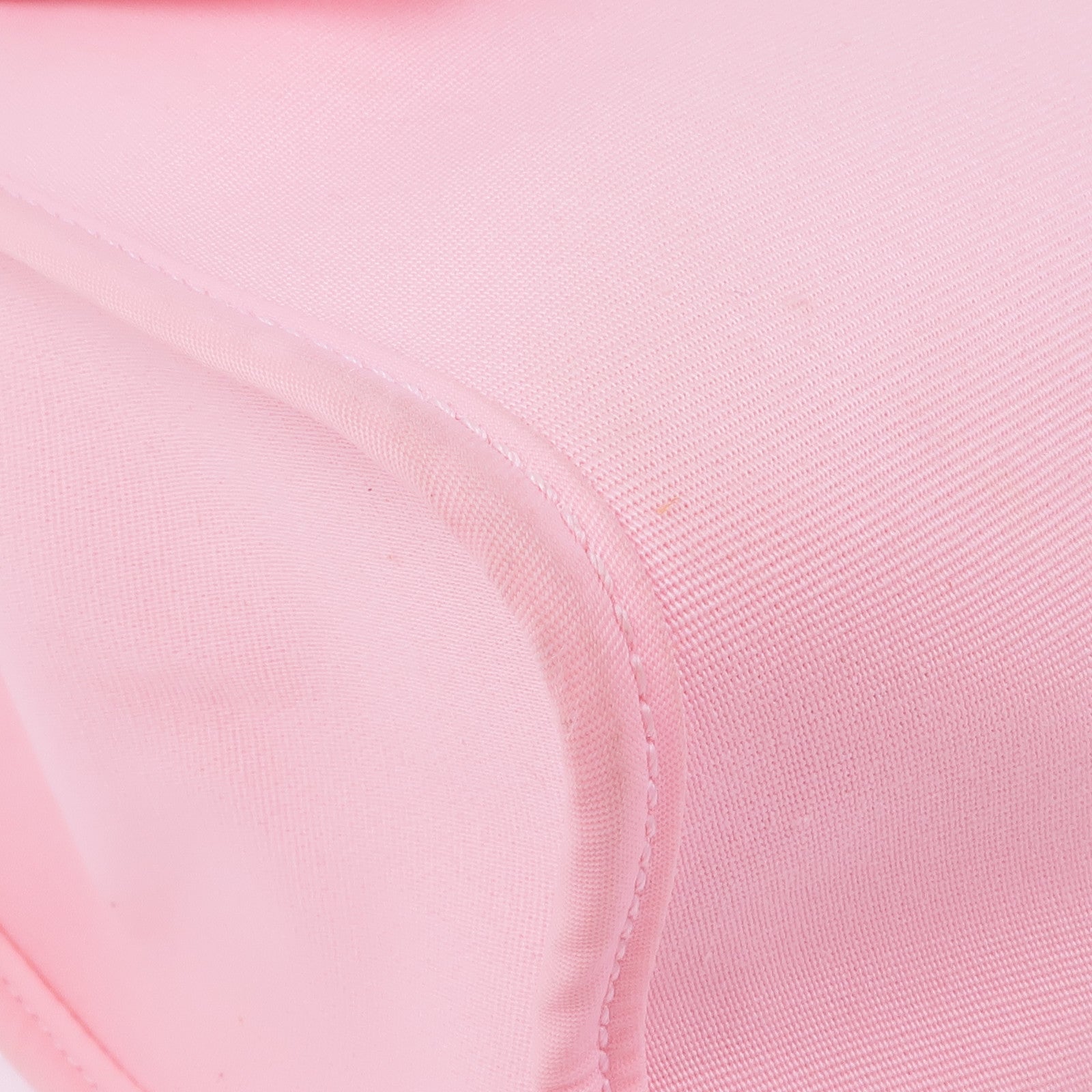 HERMES 帆布Herbag PM銀扣手挽肩背兩用袋Rose Sakura