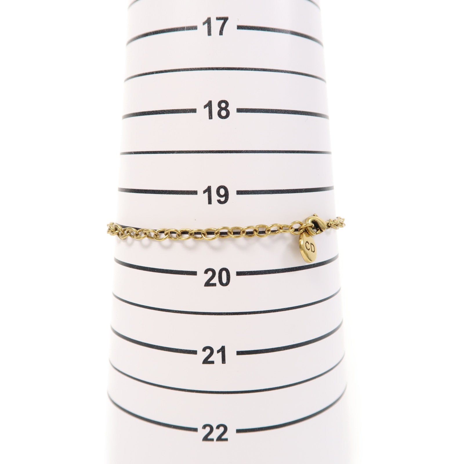 Dior 金屬/水晶J'Adior Bracelet手鏈金色