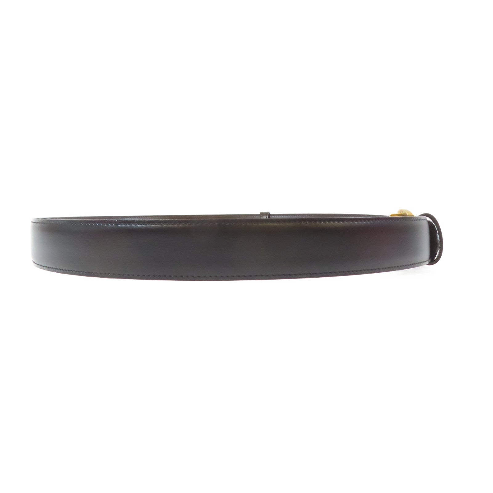 CARTIER 牛皮皮革Belt金扣皮帶黑色