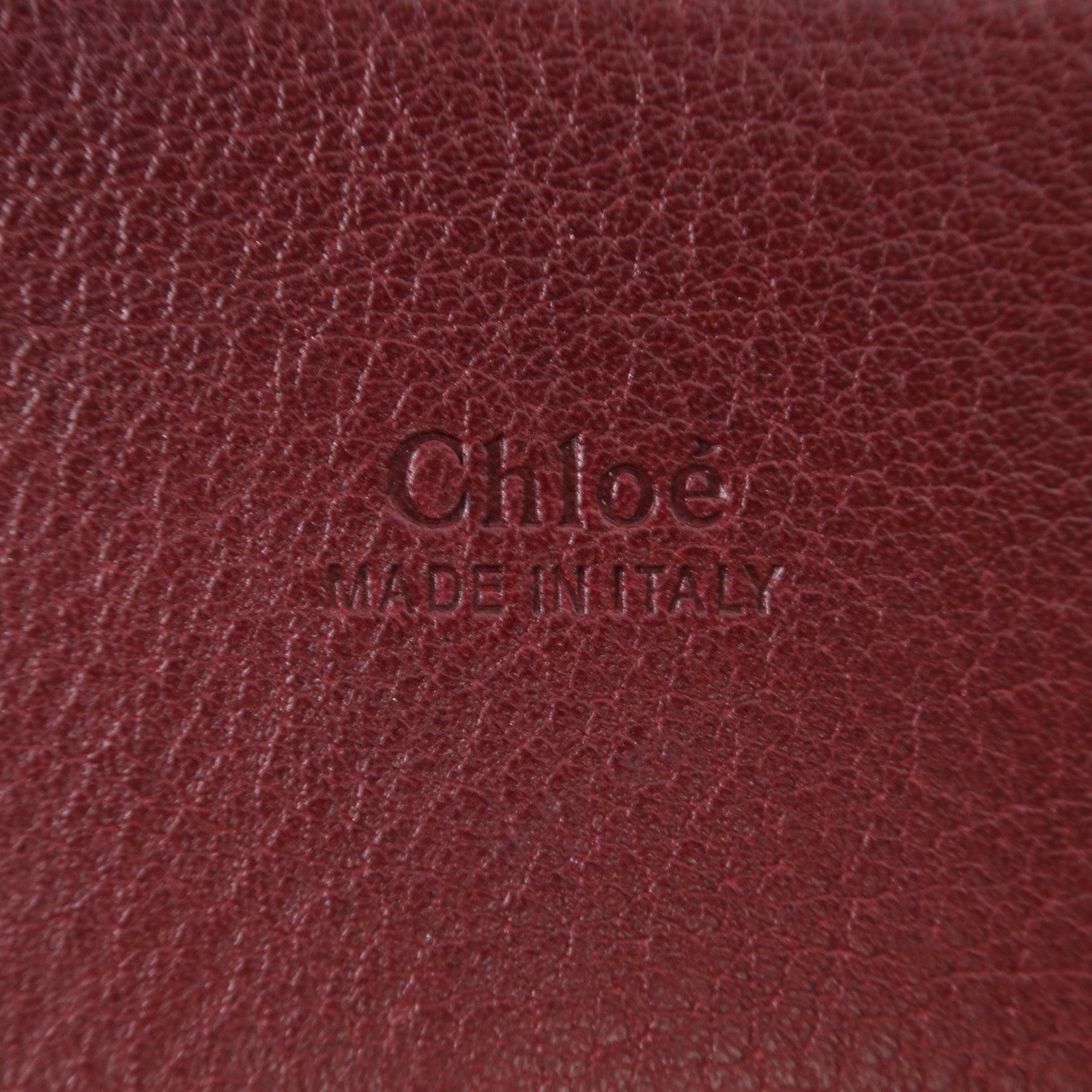 Chloe 牛皮皮革Edith Handle Bag金扣肩背袋