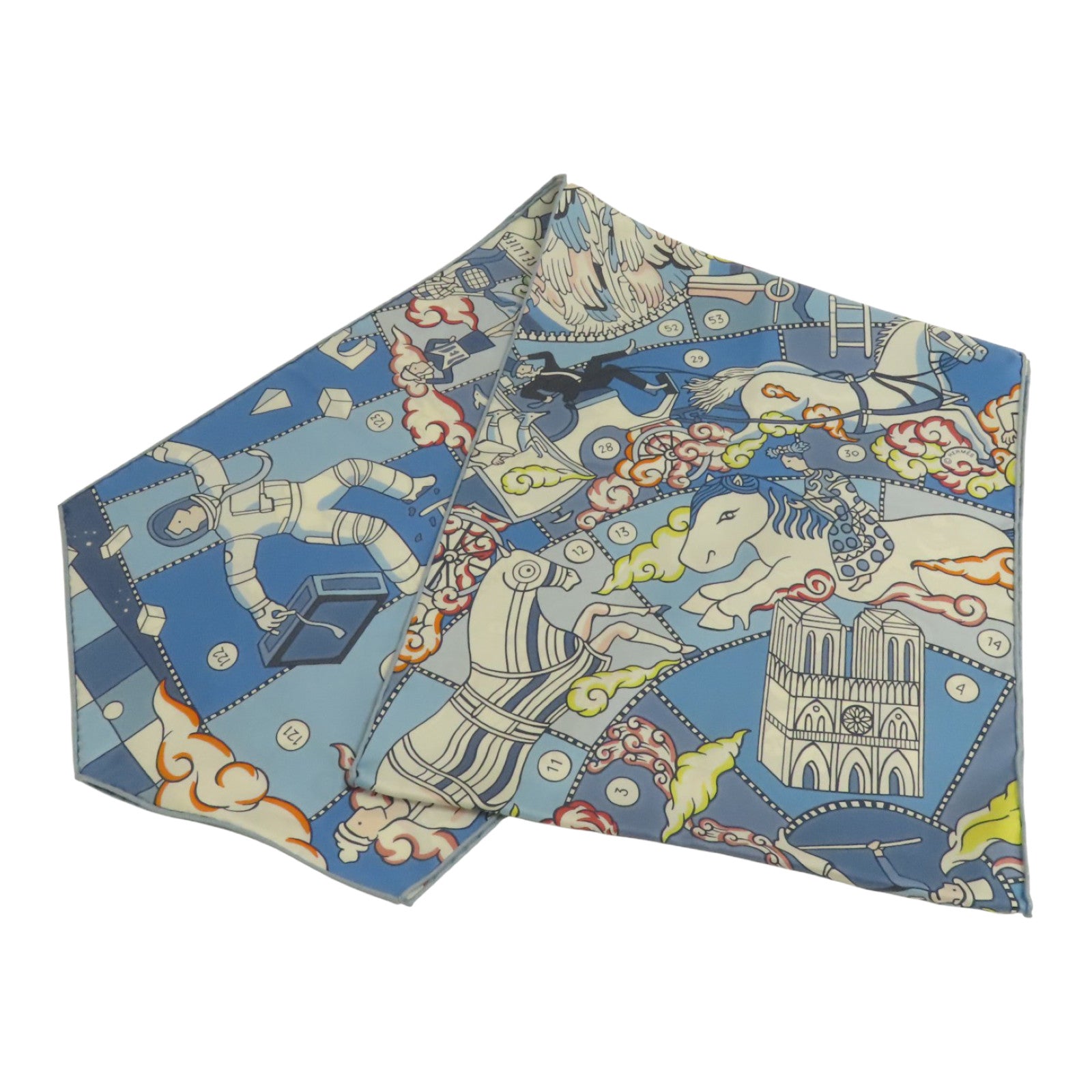 HERMES 絲質Maxi Twilly Scarf絲巾