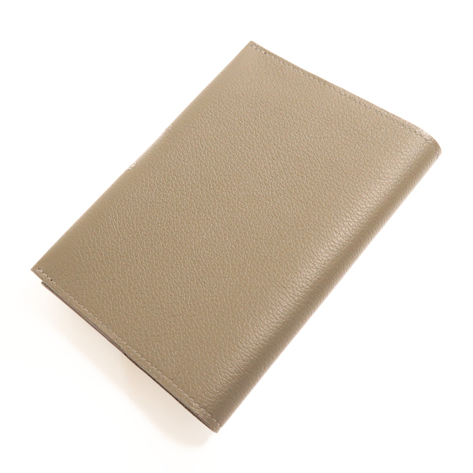 HERMES 【激減優惠】Evercolor皮革R.M.S Passport Holder護照套Gris Meyer