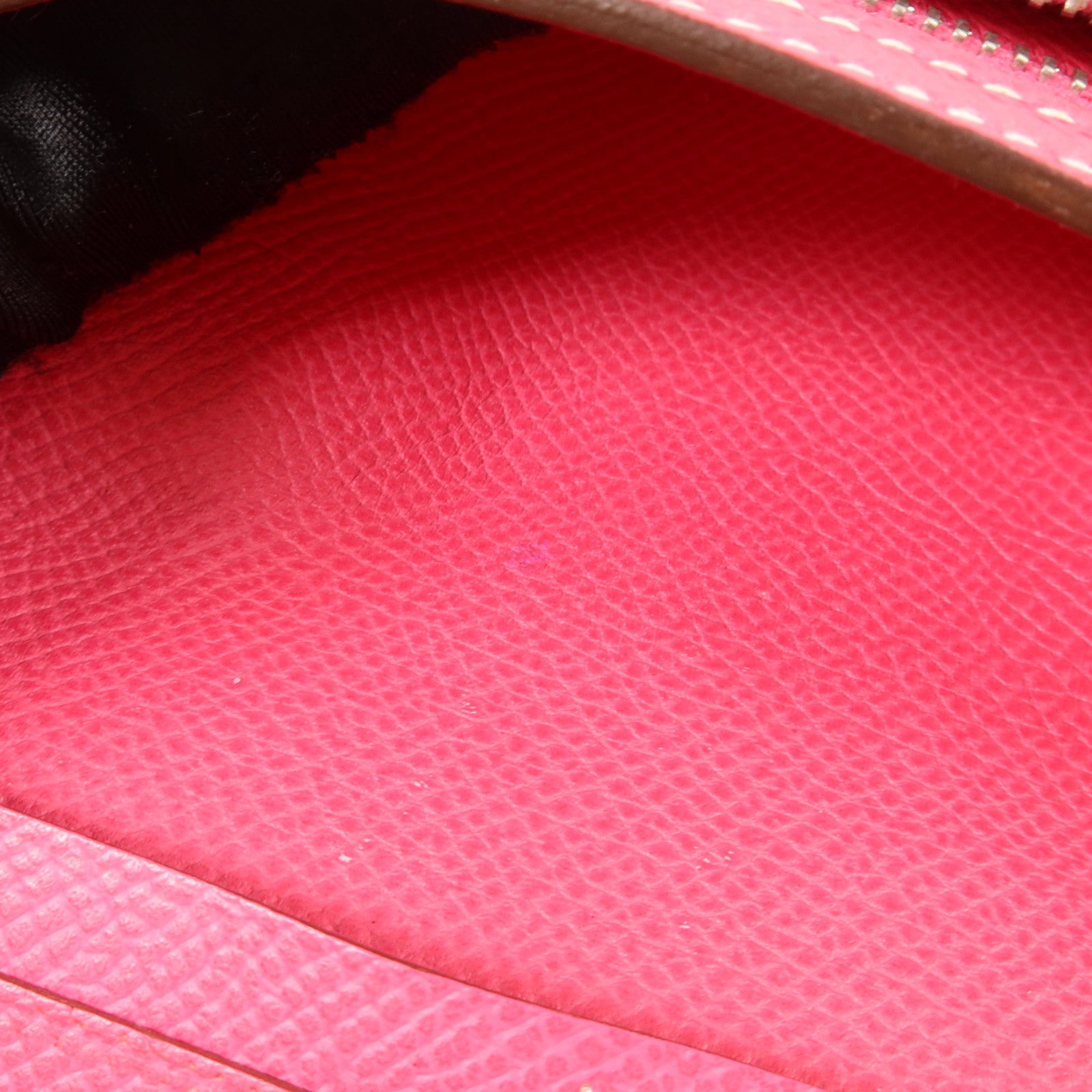 HERMES Epsom皮革Bearn W Snap長錢包Tosca/Rose Tyrien