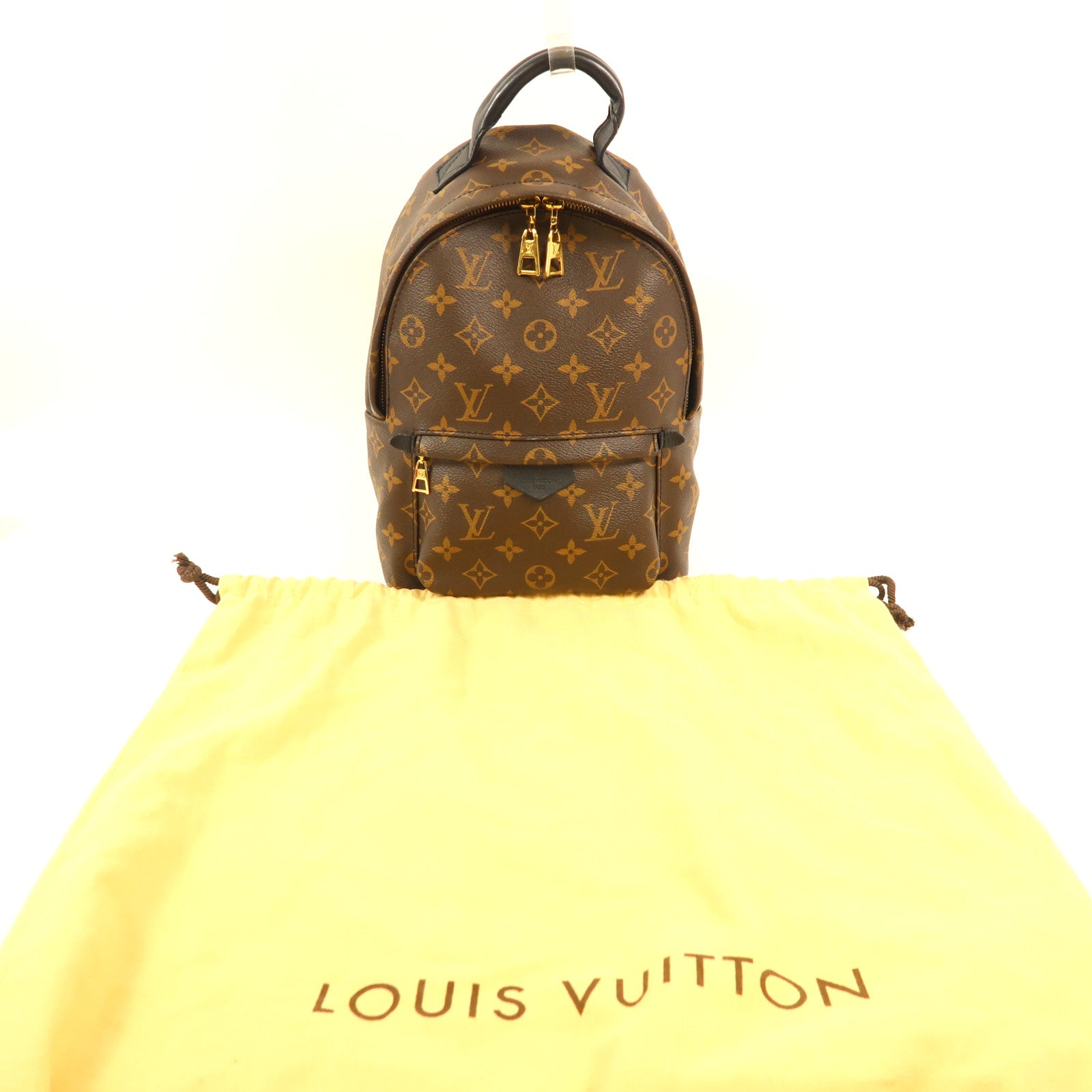 LOUIS VUITTON 【激減優惠】Monogram Palm Springs PM金扣背包