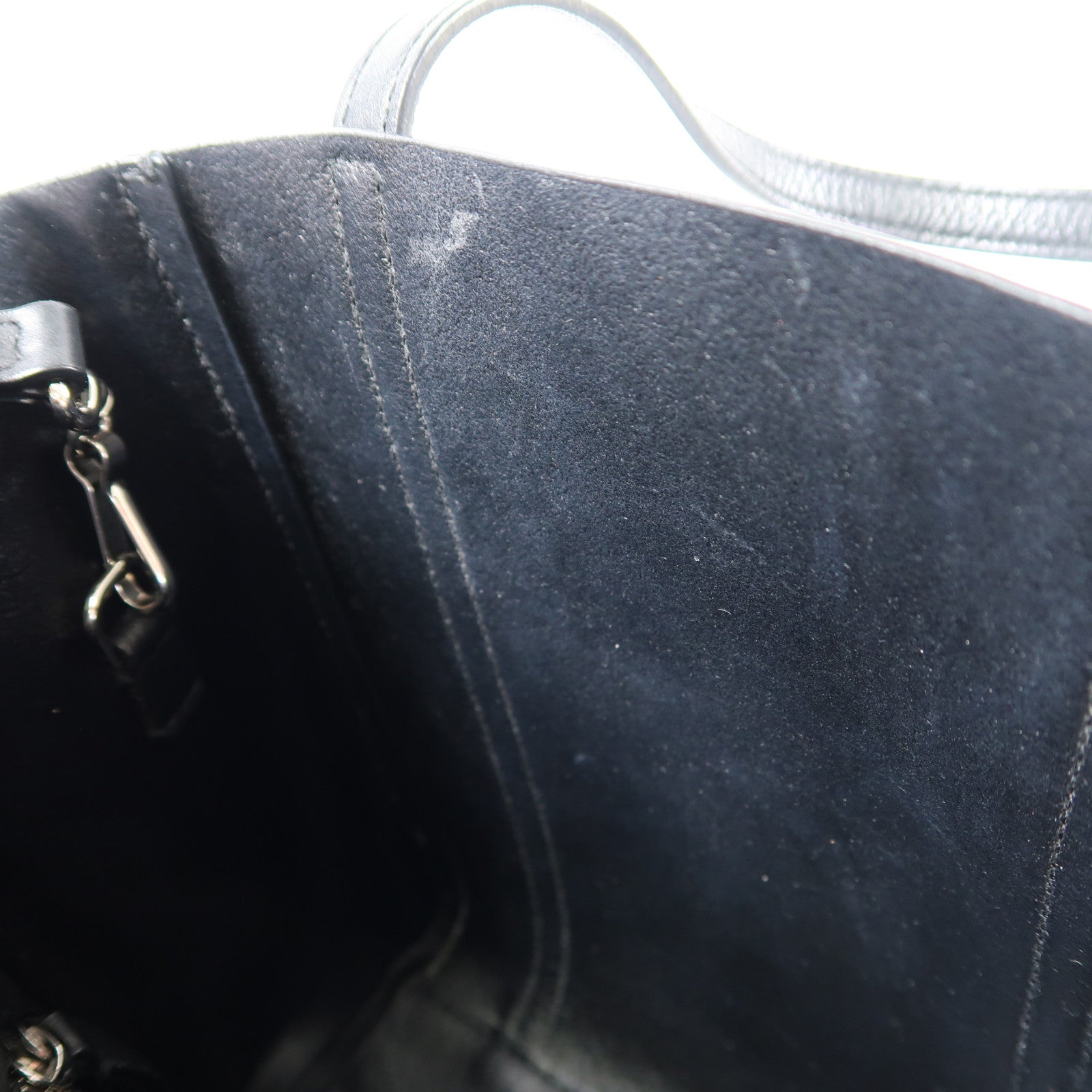 BALENCIAGA 牛皮皮革2 Way Shoulder Bag銀扣手挽肩背兩用袋