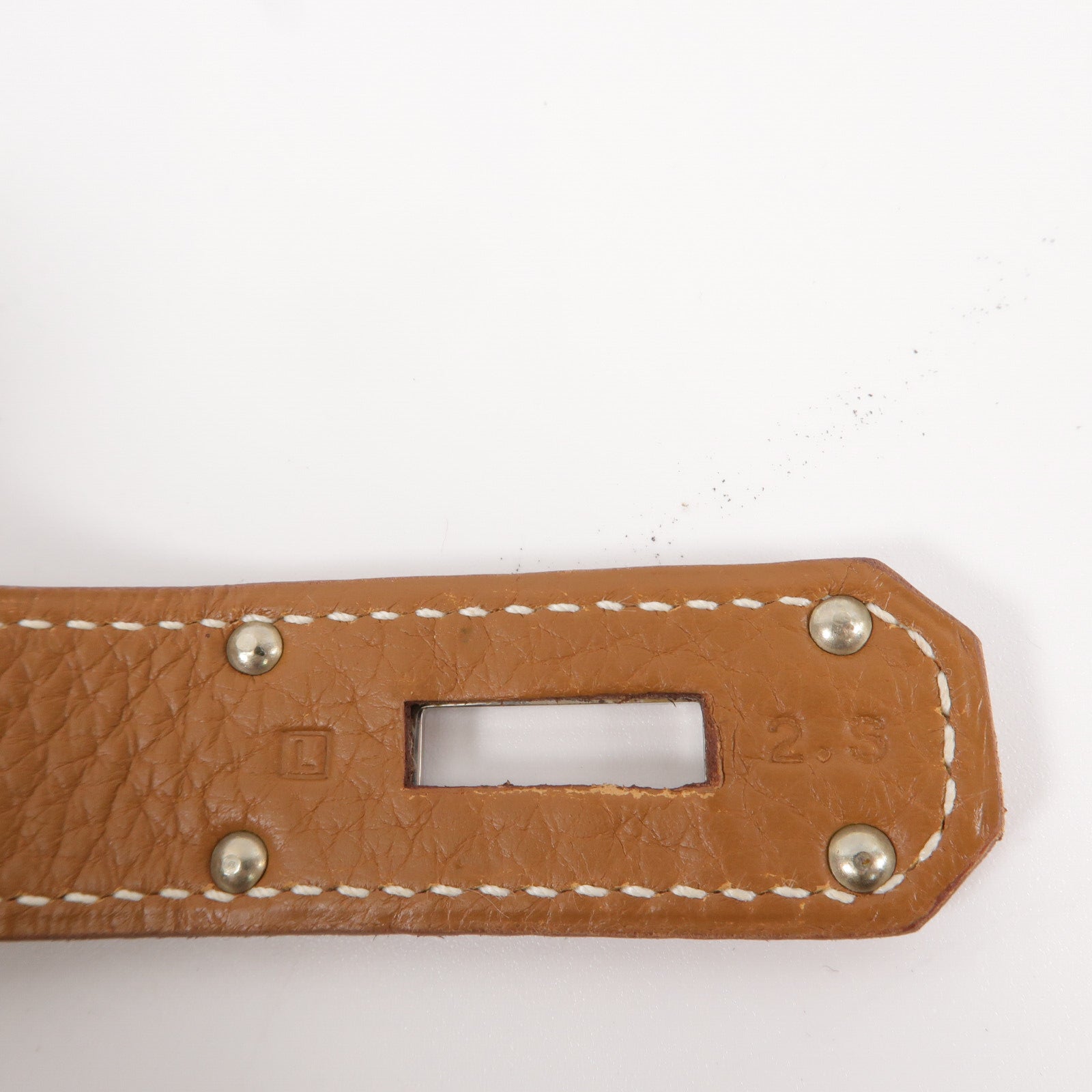 HERMES Togo皮革Jypsiere 34肩背袋Gold